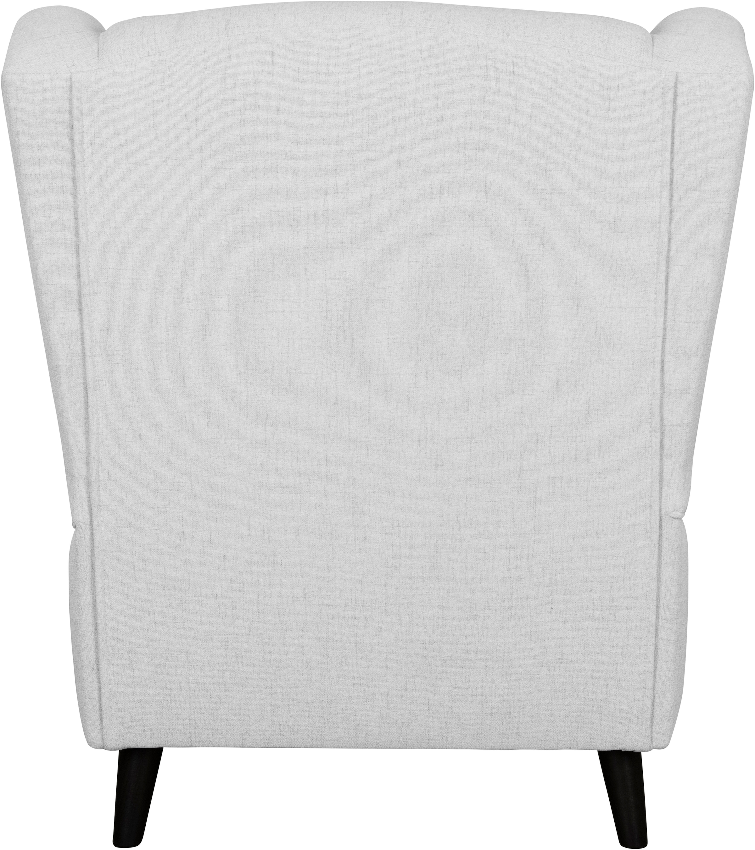 Home affaire Fauteuil »Ohrensessel CHISTELLE, wahlweise mit Polsterhocker« mit Wellenunterfederung, Masse: B/T/H: 81/87/99 cm