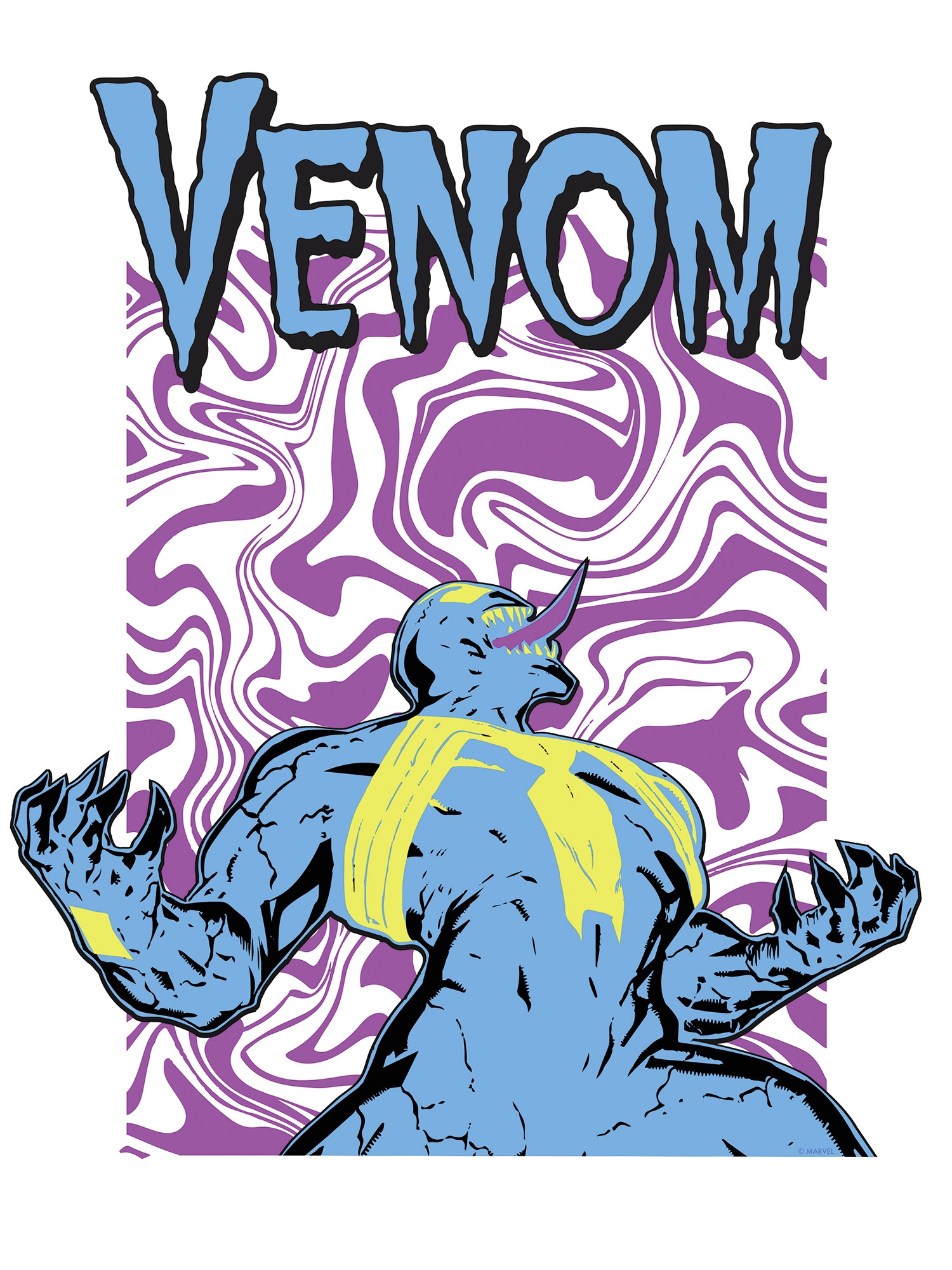 Komar Fresque murale »Marvel Venom Colourful Scream« Ensemble, 1 cuis tlg. 30 x 40 cm (Breite x Höhe) - Kinderzimmer, Dekoration