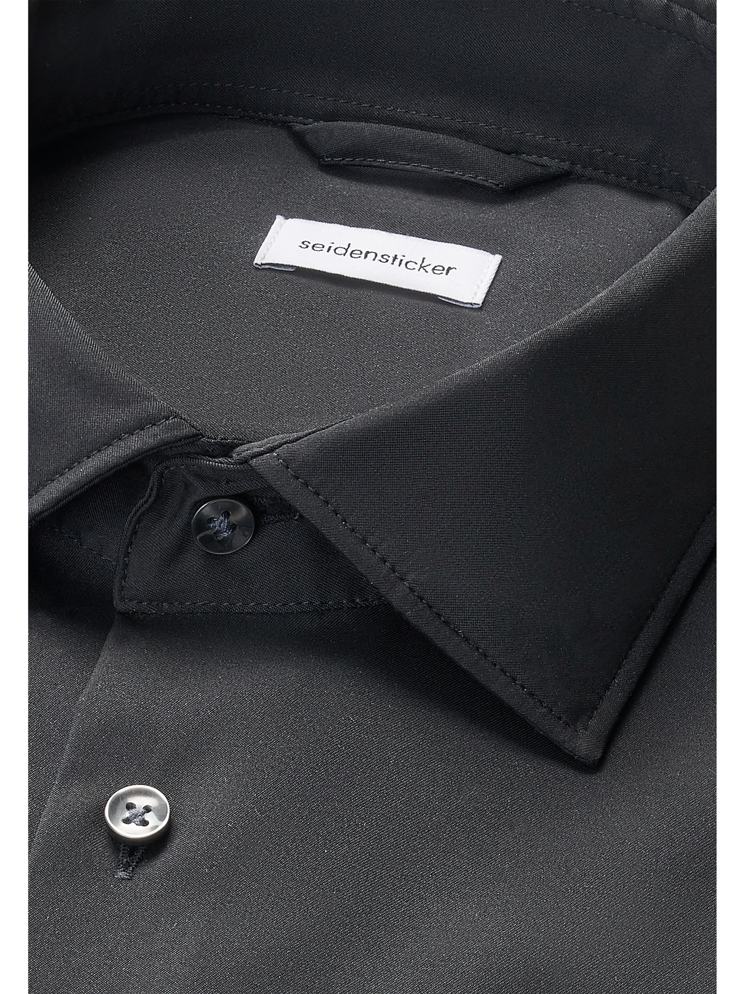 seidensticker Chemise d'affaires »Schwarze Rose« Regular 1/1 Kentkragen Uni