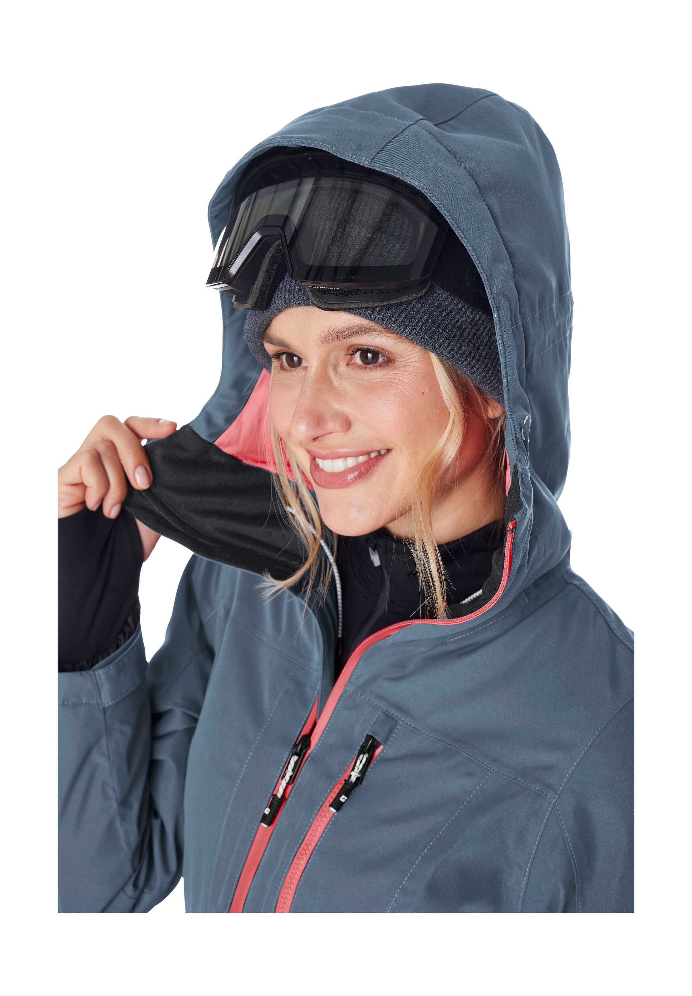 Killtec Skijacke »KSW 276 WMN SKI JCKT« Wasserdichte Damenjacke mit Schneefang, Atmungsaktivität und Taschen