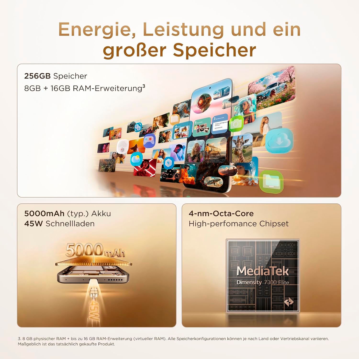 TCL Smartphone »P80« or ensoleillé