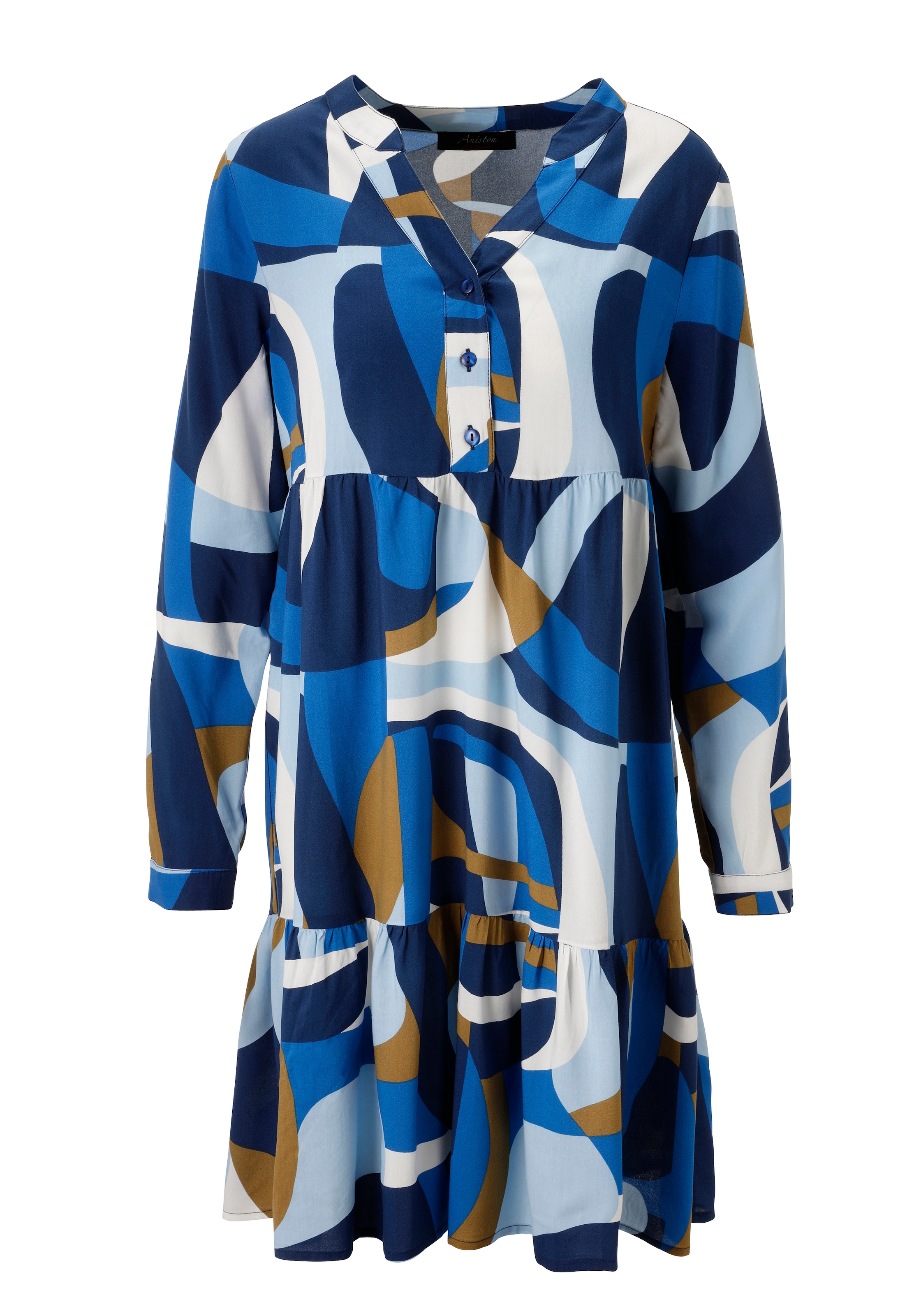 Aniston CASUAL Robe tunique mit grossflächigem, grafischen Druck - NEUE KOLLEKTION
