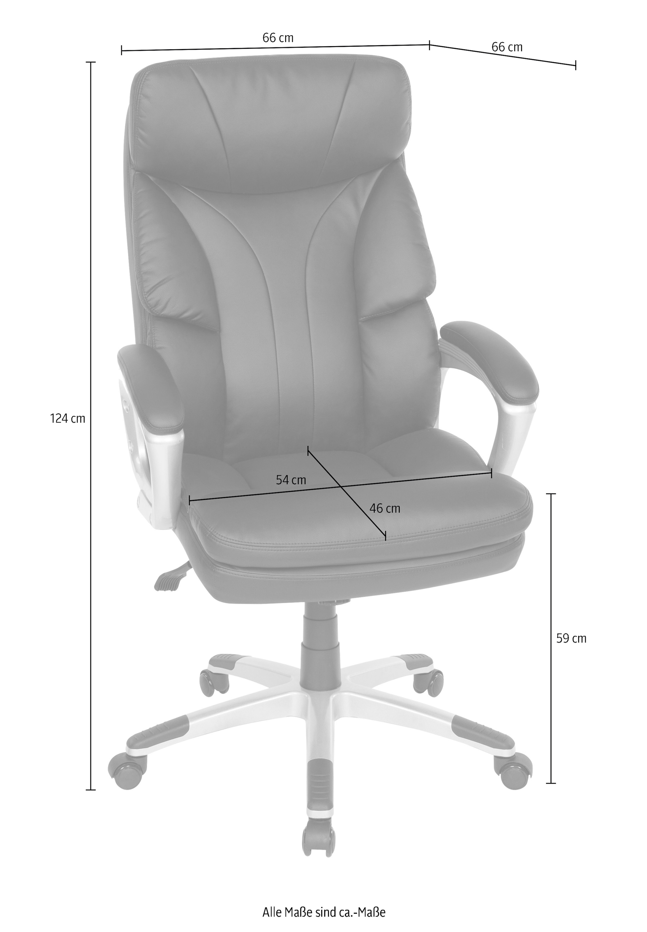 Duo Collection Fauteuil de direction »Theodor XXL« () supporte jusqu'à 150 KG
