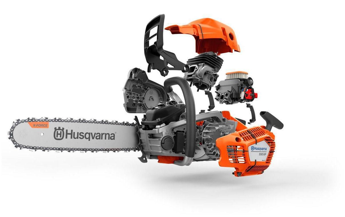 Husqvarna Tronçonneuse à essence »550 XP Mark II (45 cm Schwertlänge)« Kettensäge mit 50 cm³-Motor
