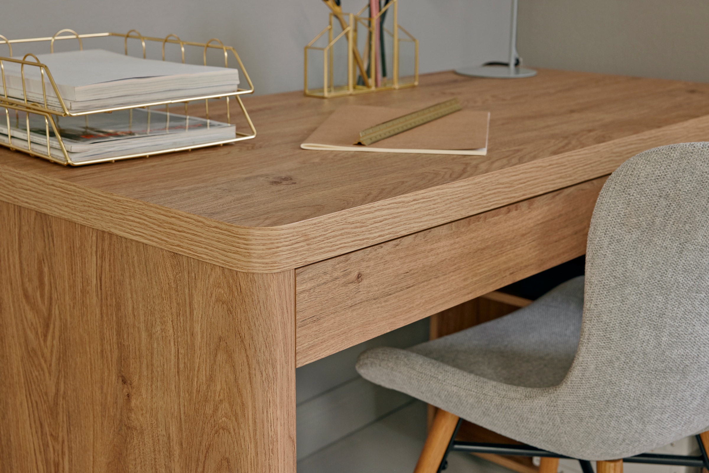 Jahnke Eckschreibtisch »LIBRE C 155 E« 1 Stk. tlg. wechselseitig montierbar, Breite ca. 140 cm