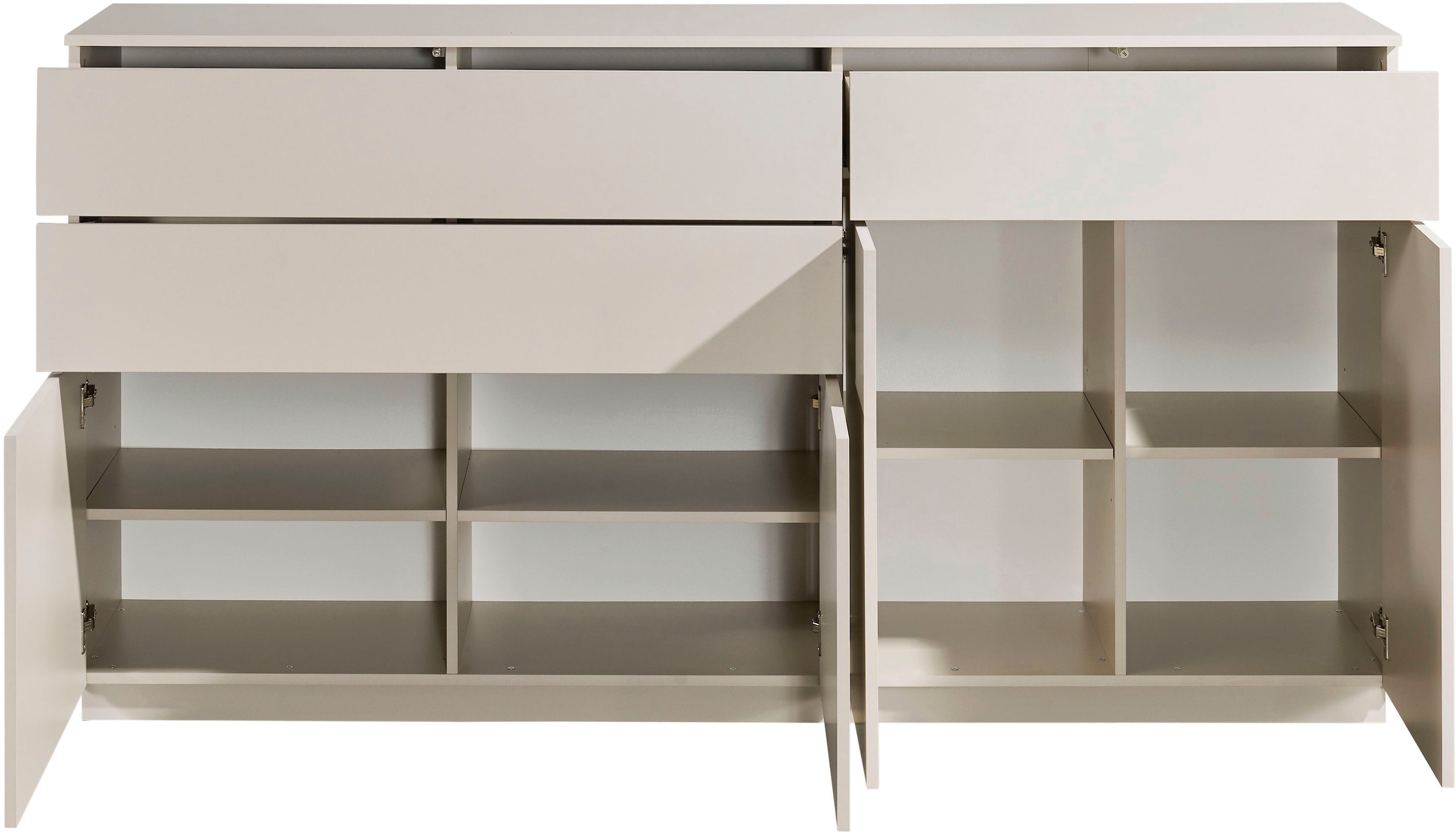 HBZ Sideboard »Vince Sideboard, B/H/T 191x100x38 cm« 1 cuis tlg. Breite 191 cm, Push-to Open, Melaminbeschichtung