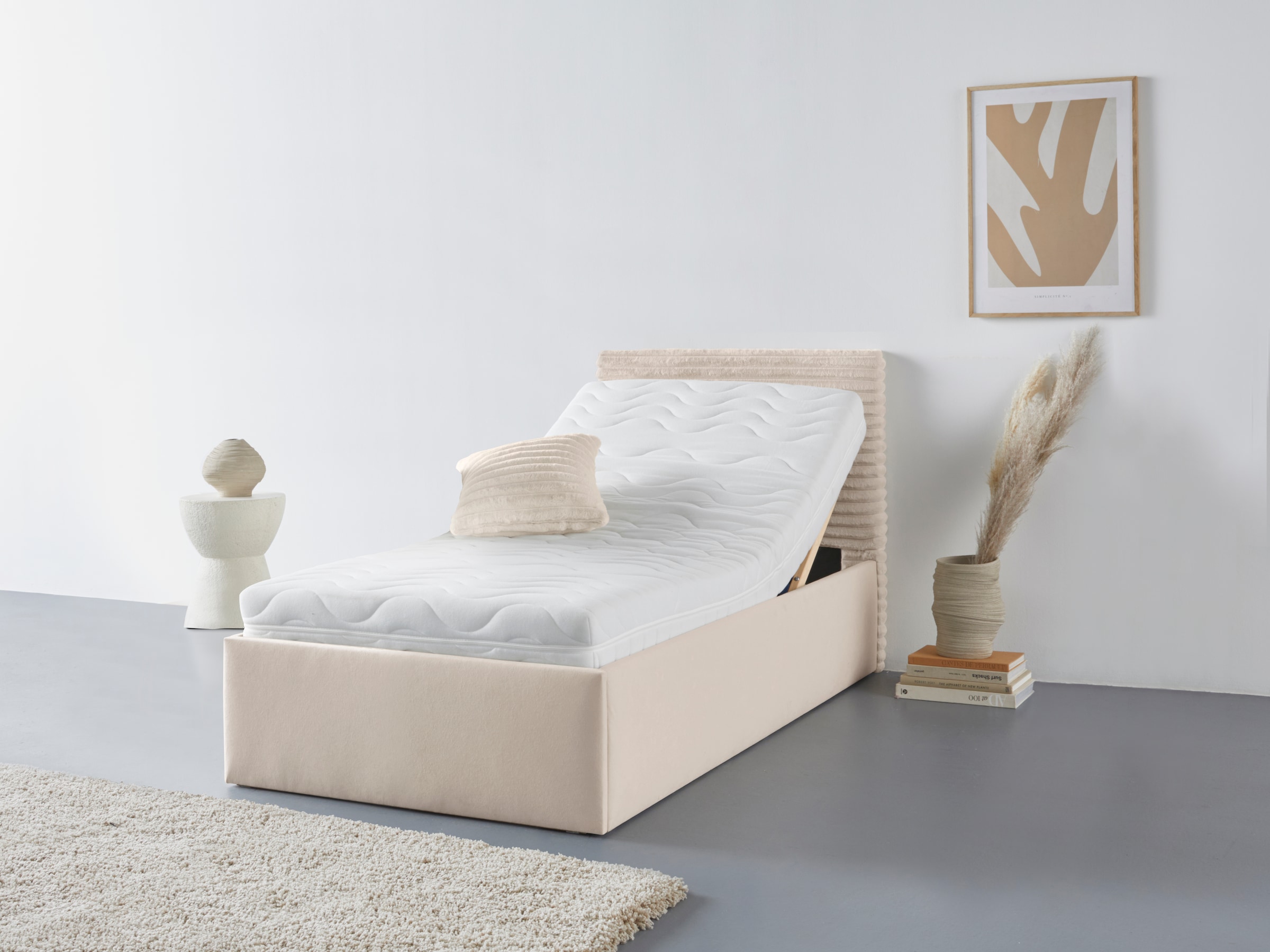 Westfalia Schlafkomfort Lit rembourré »Vita« auch mit Stauraum erhältlich, inkl. Kopfteilverstellung