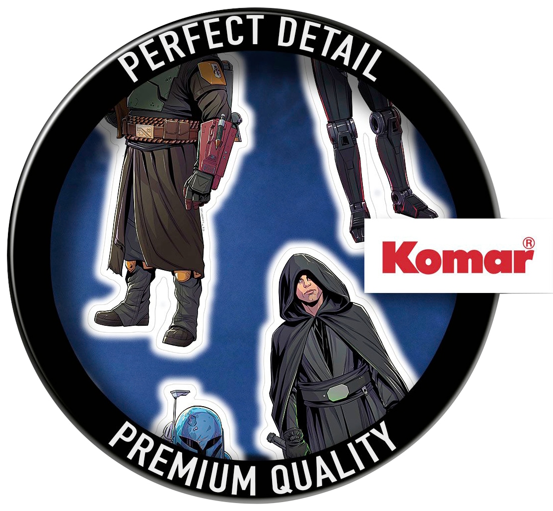 Komar Wandtattoo »Mandalorian Iconic Figures - Grösse 100 x 70 cm« selbstklebend, Wandsticker, Kinderzimmer