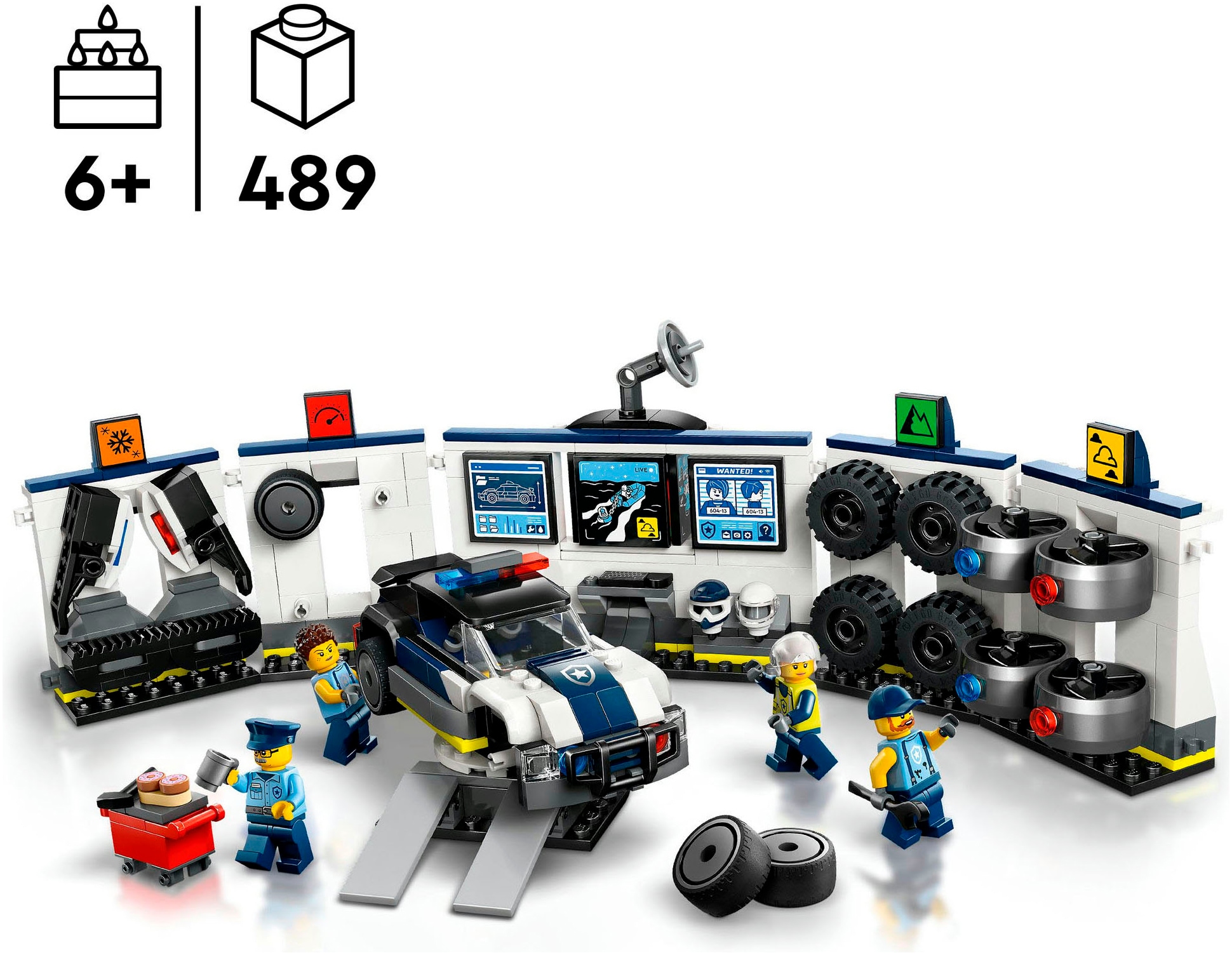 LEGO® Pions de construction »Polizeiwerkstatt (60457), LEGO City« Made in Europe