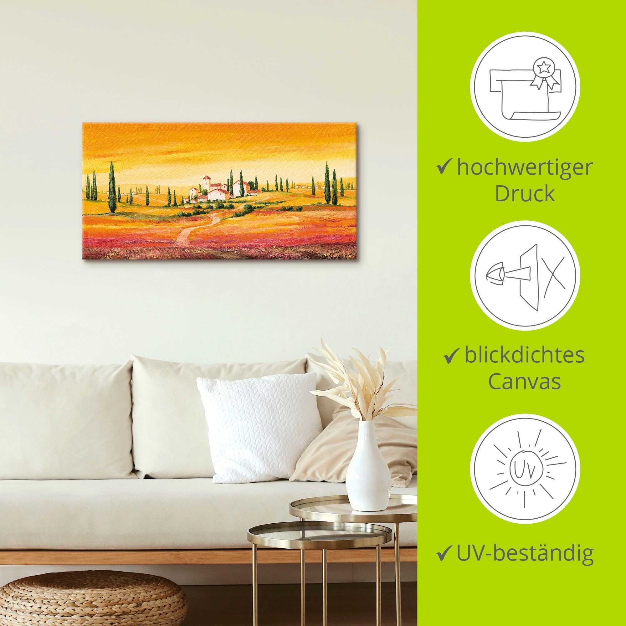 Artland Wandbild Europa 1 Stk. tlg. als Alubild, Leinwandbild in verschied. Grössen