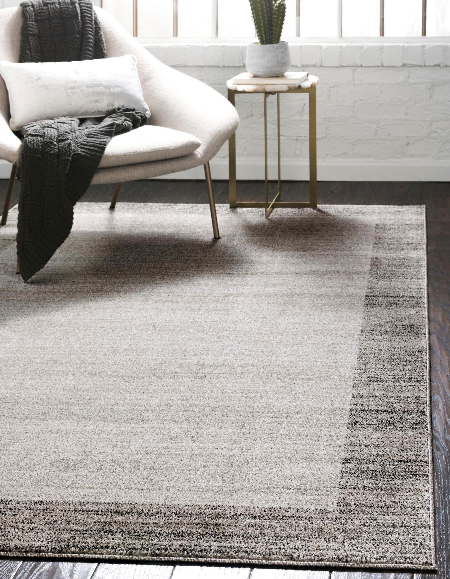 Myflair Möbel & Accessoires Teppich »Good Times, LAGERRÄUMUNG!« rechteckig 13 mm Höhe Kurzflor, gewebt, melierte Optik, mit Bordüre