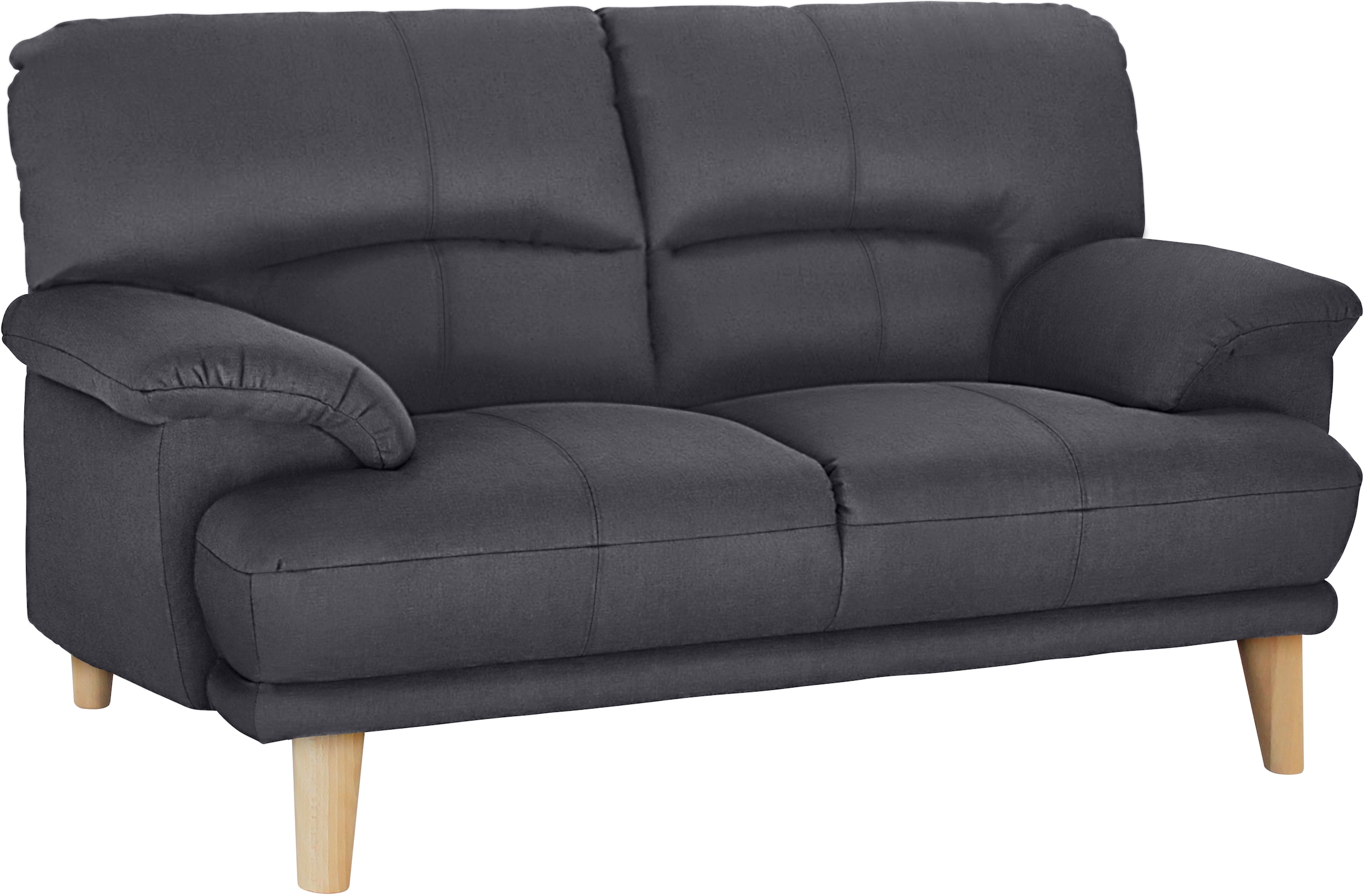 TRENDMANUFAKTUR 2-places »Cecilia, italienische Designsprache, tolle Details« grand confort d'assise et accoudoirs extra confortables