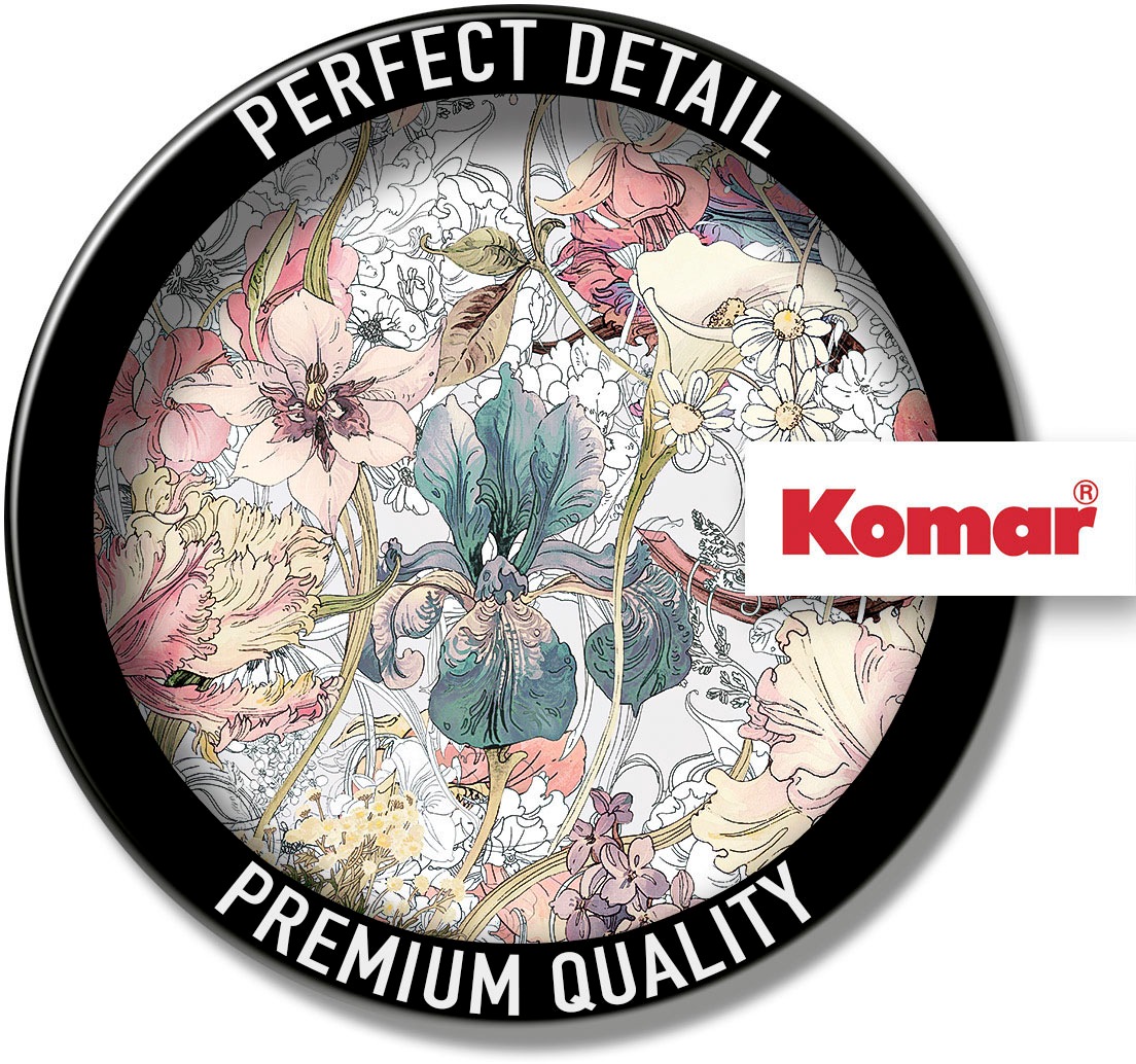 Komar Papier peint intissé »Digitaldruck Vlies -  Magic Meadow - Grösse 200 x 250 cm« imprimé Wohnzimmer, Schlafzimmer