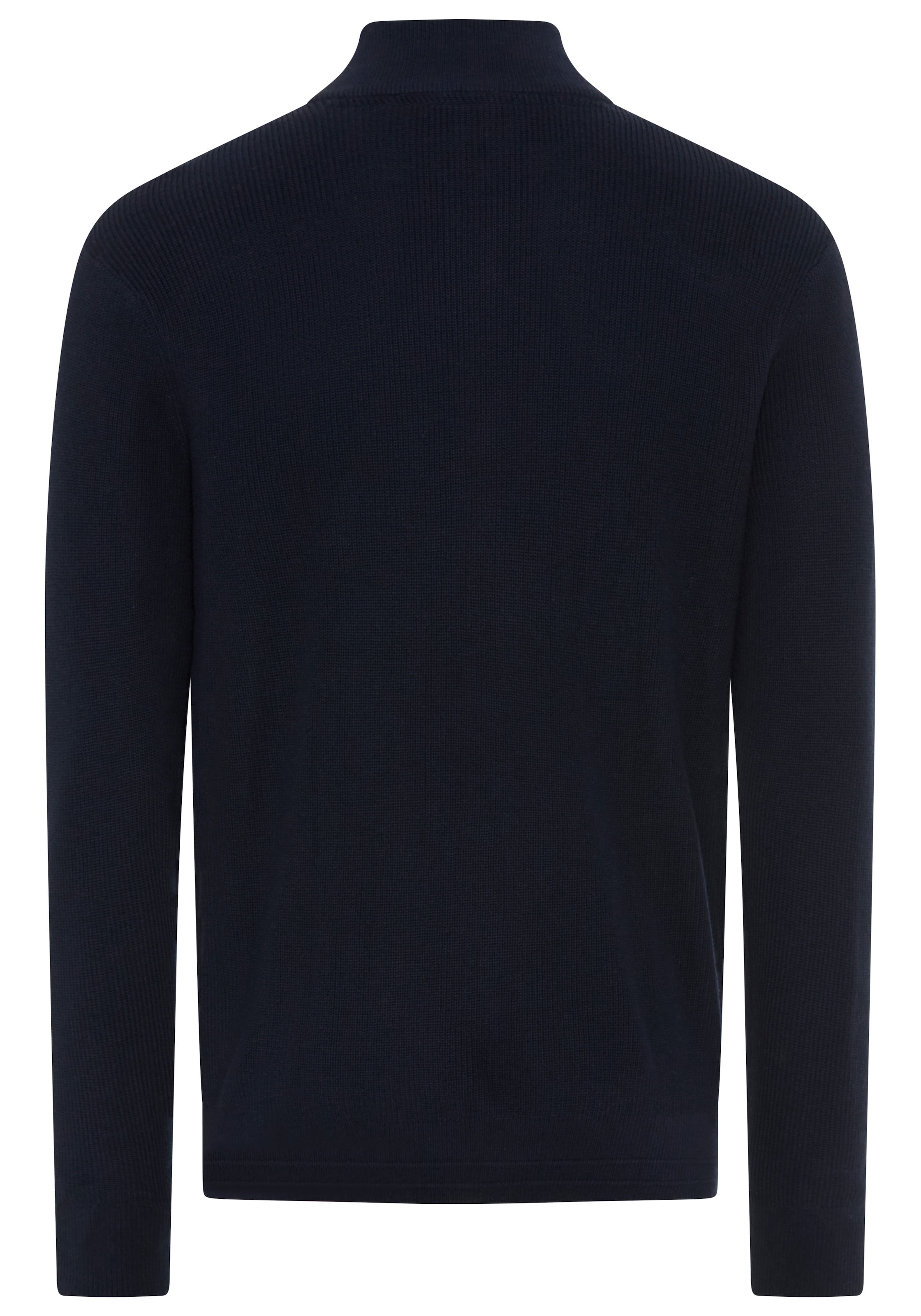 Man's World Troyer »Neue Kollektion ! Highlight kontrastfarbener Reissverschluss!« Feinstrick Rippe, ideal für die Übergangszeit