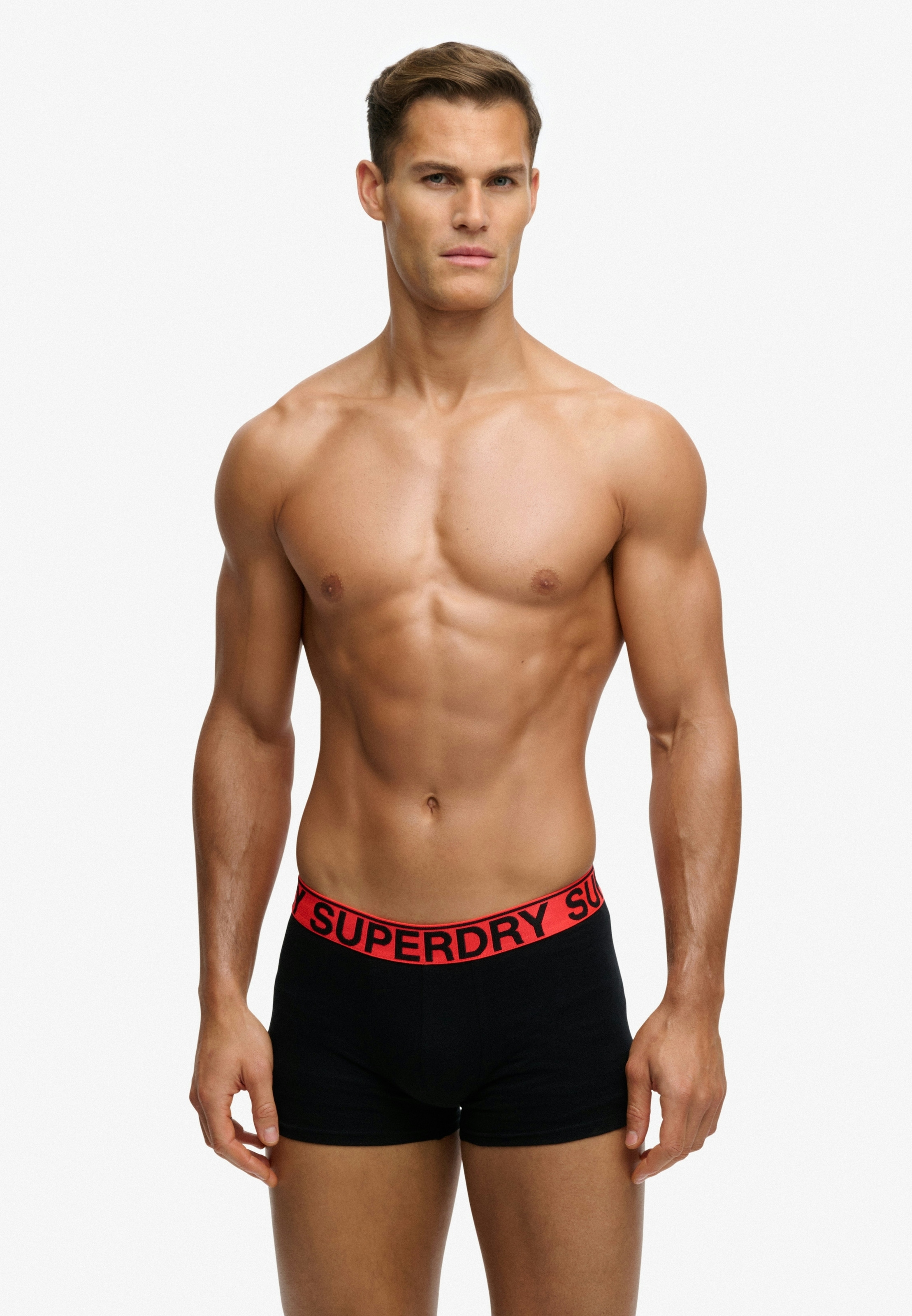 Superdry Boxers »TRUNK TRIPLE PACK« Paquet, 3 cuis en mélange de coton, coupe ajustée