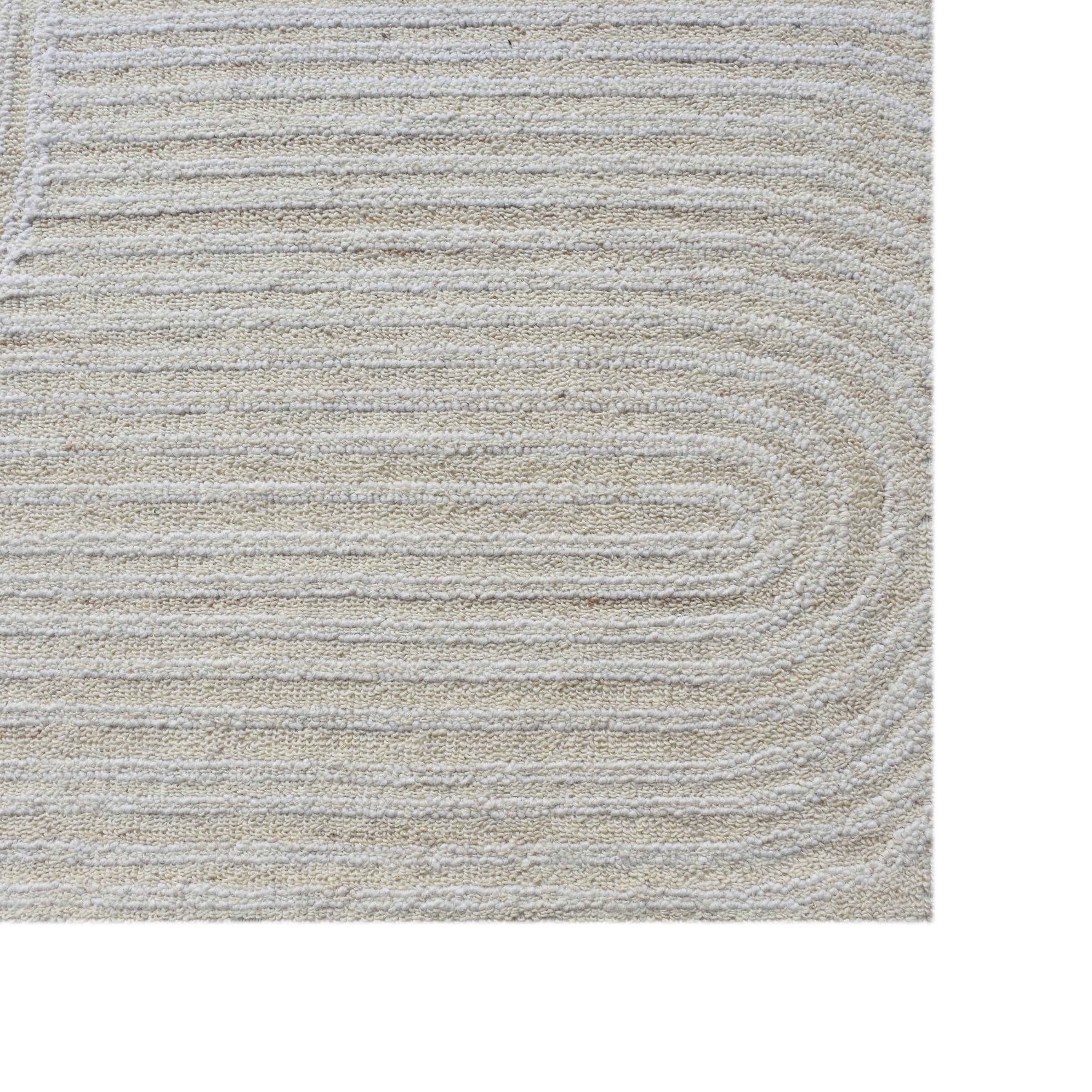 my home Tapis en laine »Brevik, handgefertigt, Wolle, Hoch-Tief-Struktur« Rectangulaire 11 mm Höhe einfarbig, Wolle, Teppich, Wohnzimmer, Schlafzimmer, Esszimmer