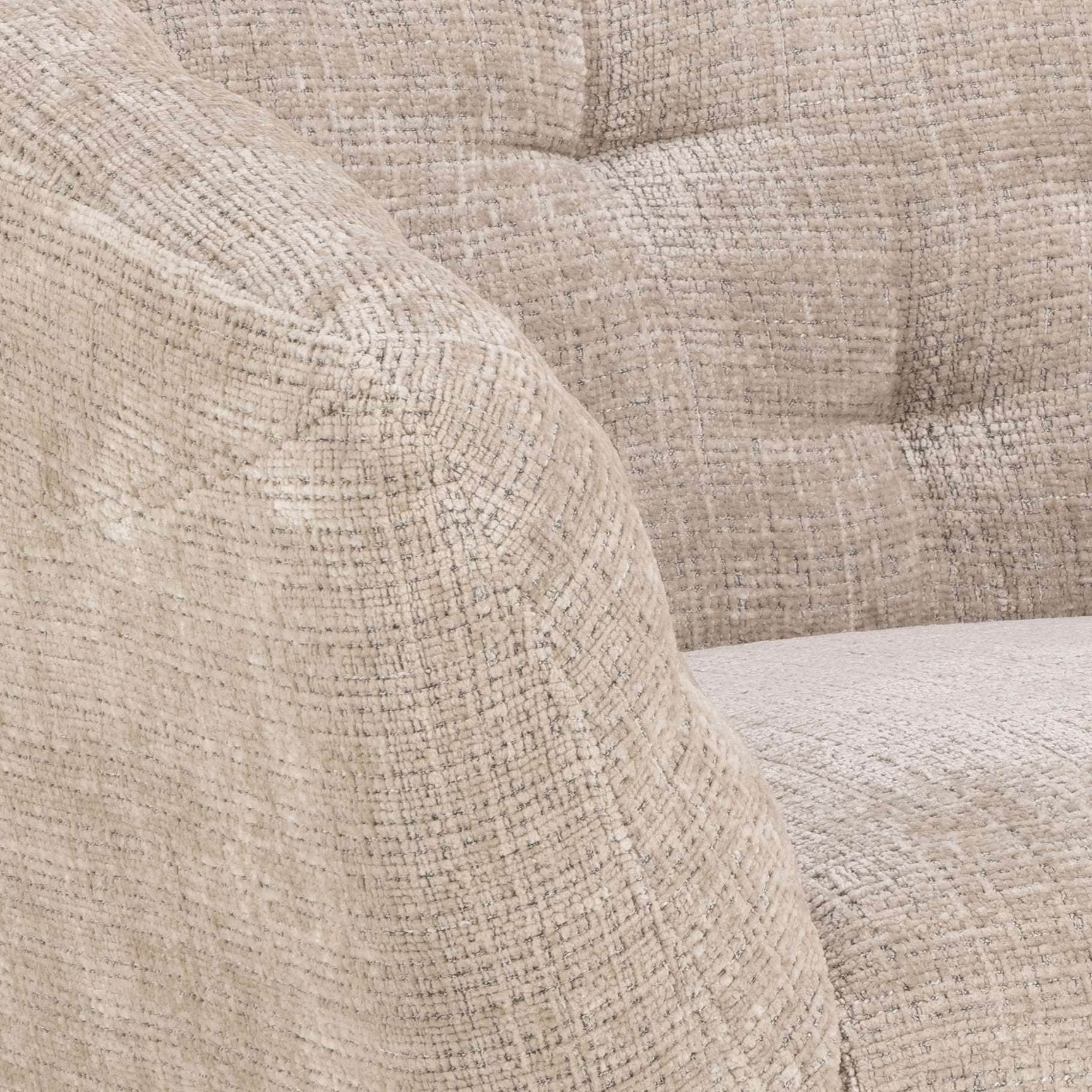 ACTONA GROUP Fauteuil lounge »Ria« fauteuil 1 place, chenille beige, avec piqûres losanges et ressorts ensachés