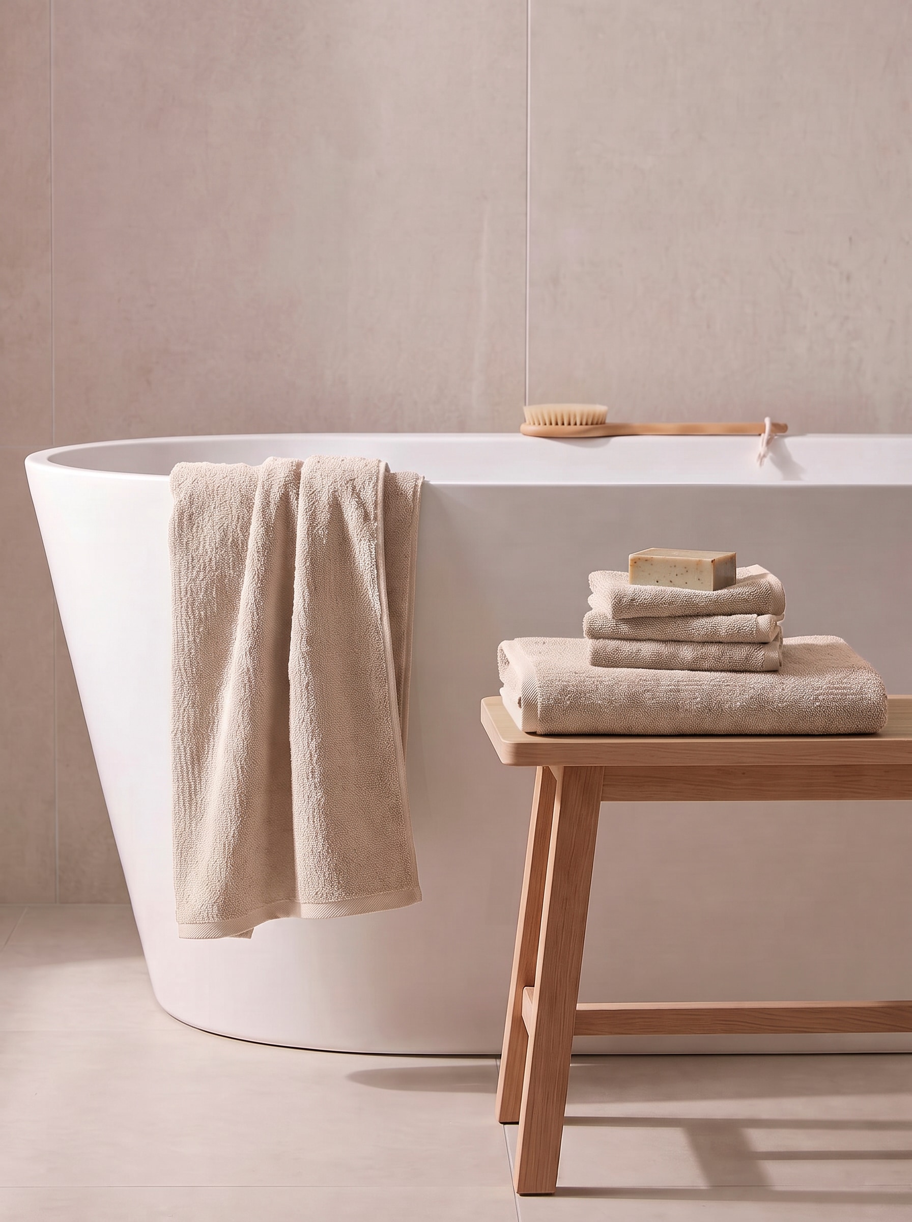 GOODproduct Serviette de bain »Riva, 50x100, Premium Handtücher, 500 gr/m²« structure en relief, rayures, doux, garantie 5 ans