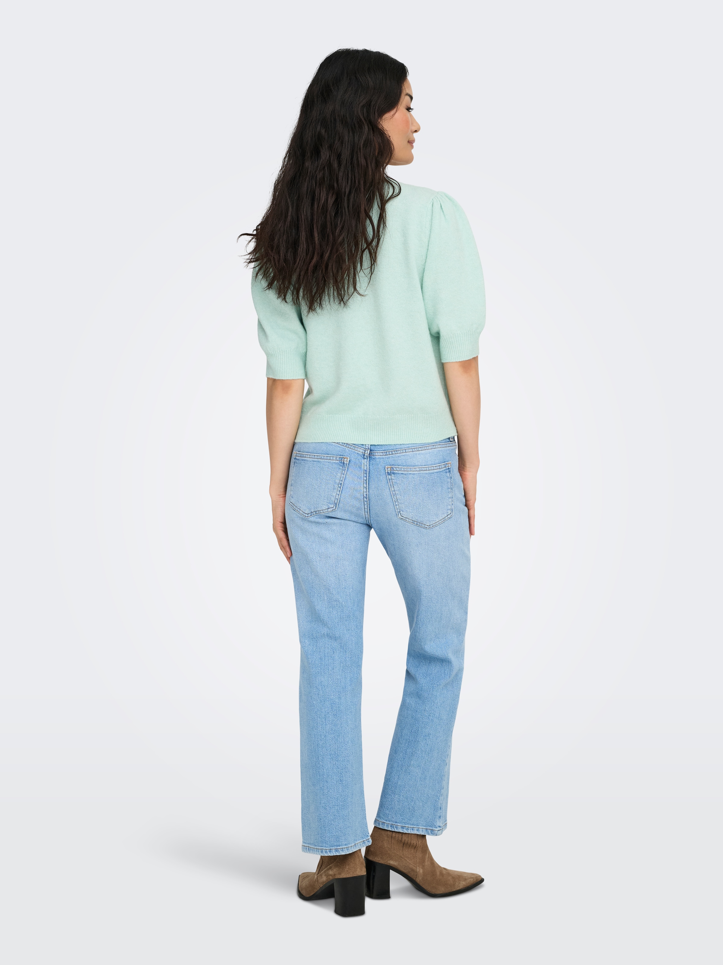 ONLY Pull en tricot »ONLRICA LIFE 2/4 PULLOVER KNT NOOS« mélange de matériaux, coupe régulière