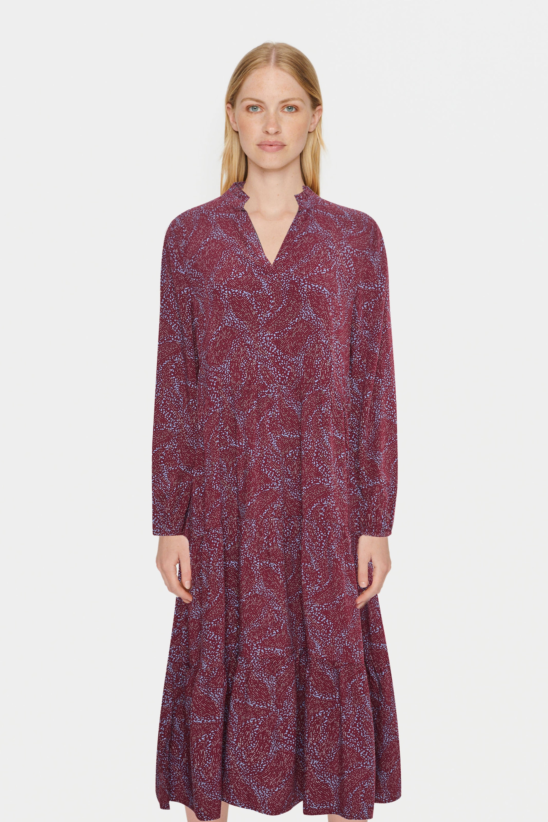 Saint Tropez Sommerkleid »EdaSZ Maxi Dress« mit Volant