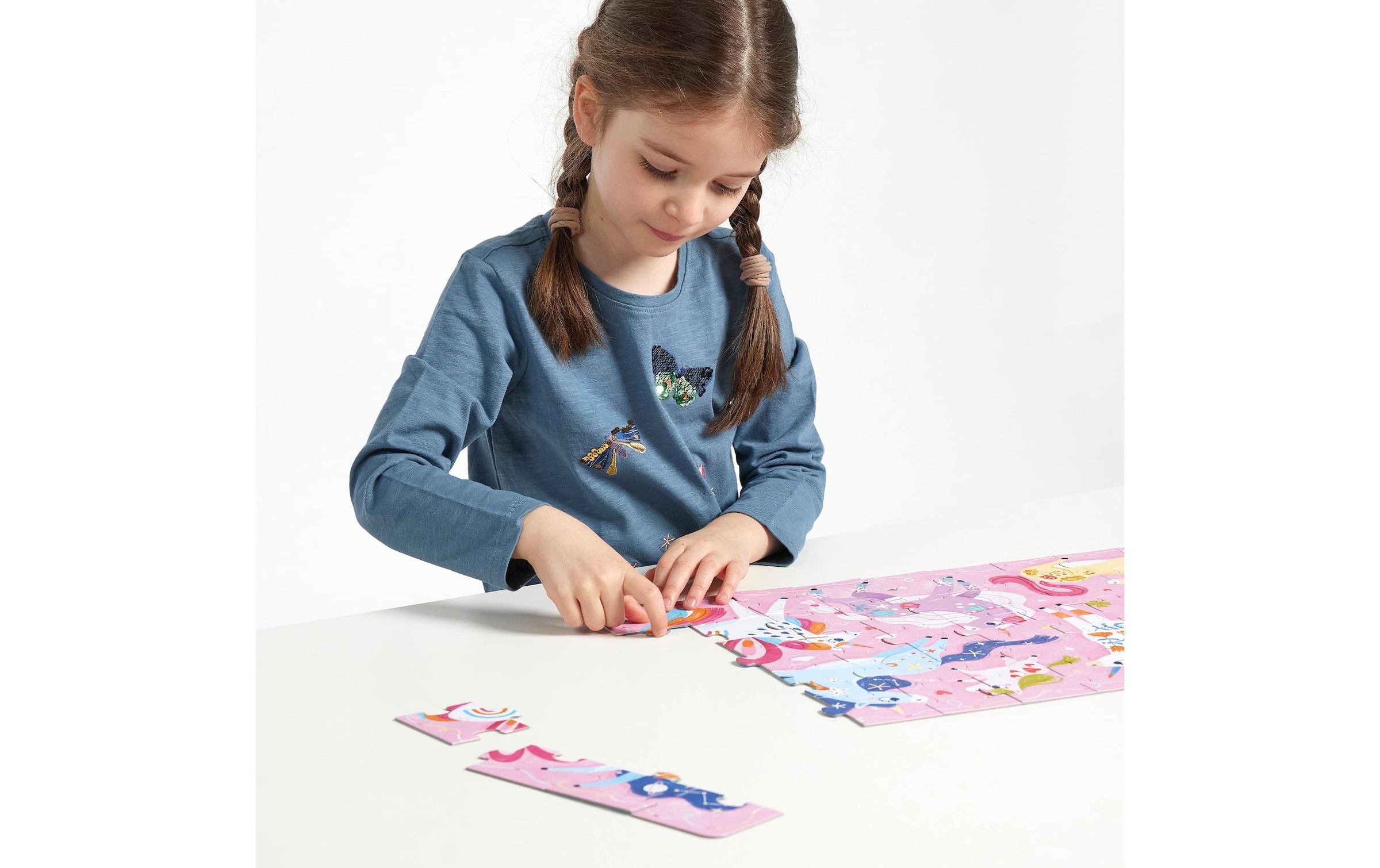   Puzzle »Banana Panda Ich liebe Einhörner Puzzle Pappe 60 Teile« Englisch, Multilingual