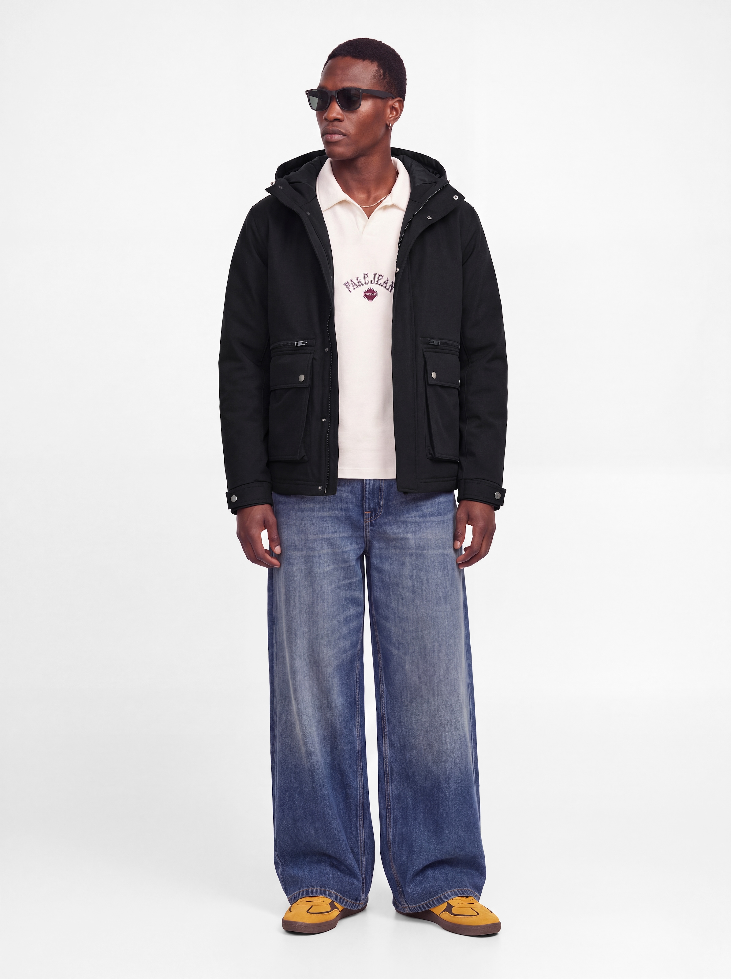 Jack & Jones Parka »JJEWOLF PARKA JACKET NOOS« avec capuche fibre synthétique, coupe régulière