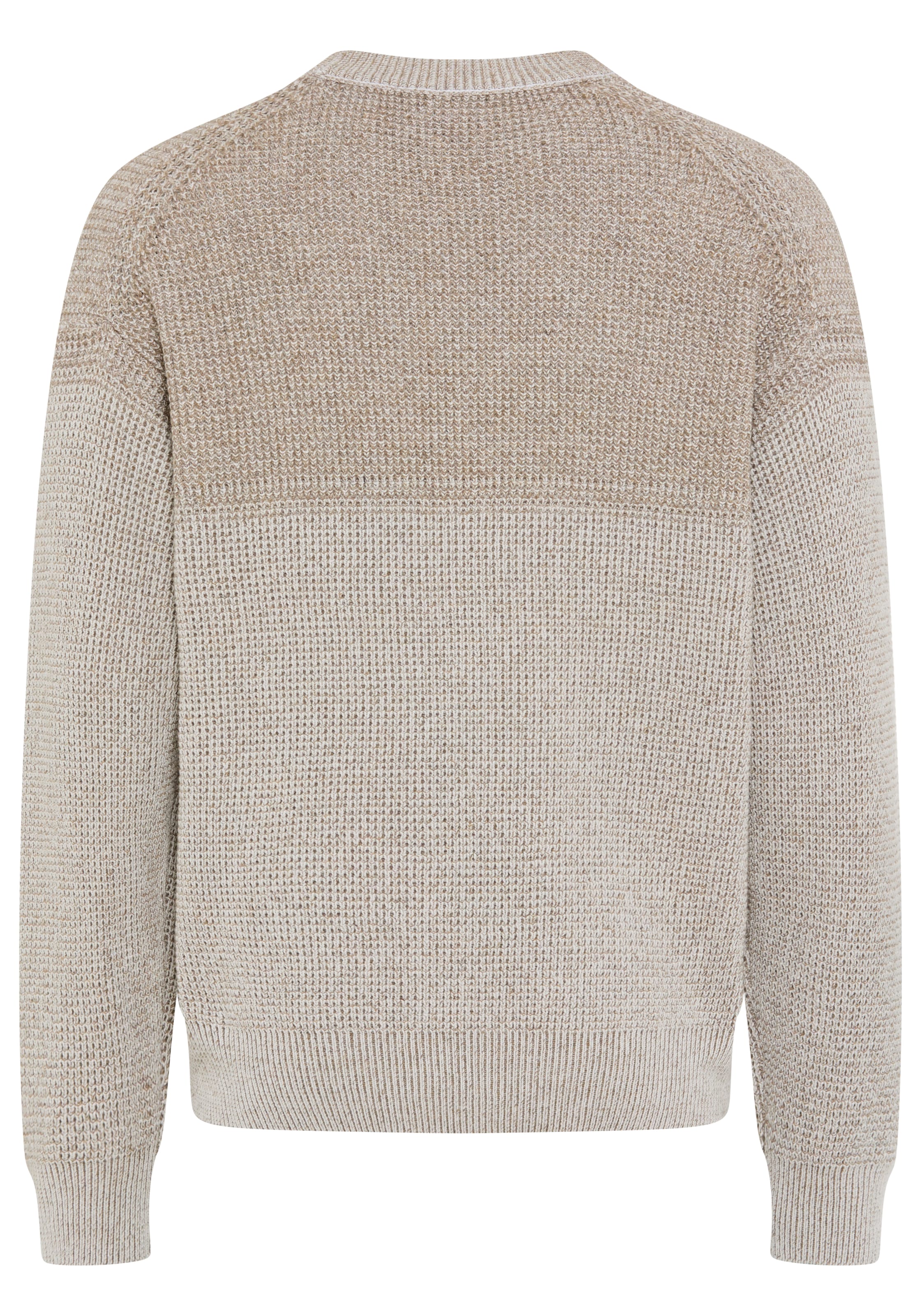 BOSS ORANGE Pull en tricot »Kartney« Rundhalsausschnitt, Regular Fit, Strukturstrick mit Farbverlauf