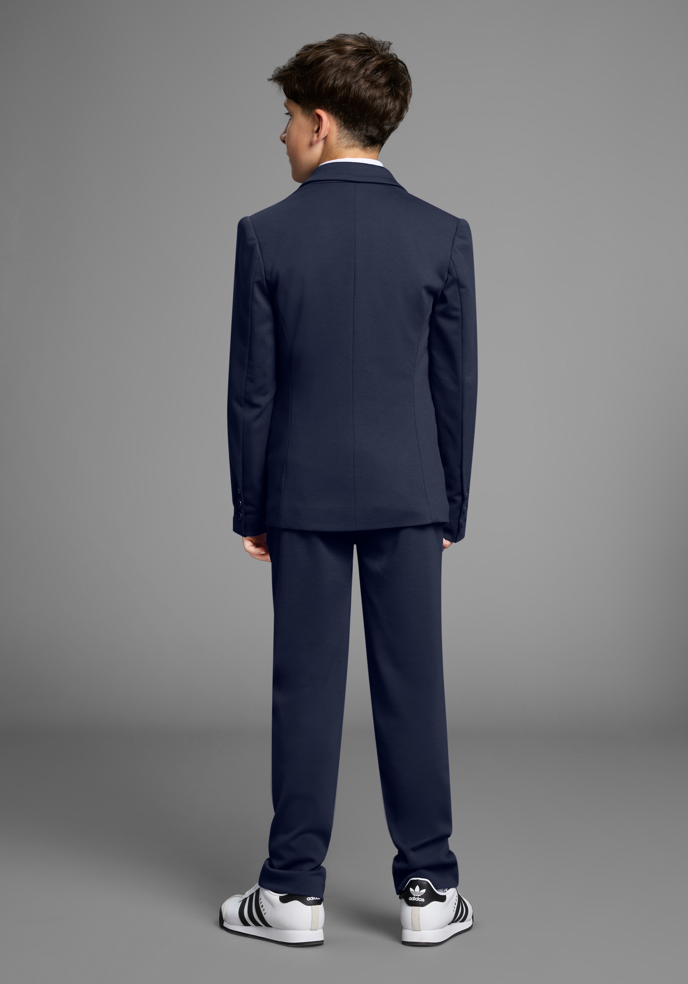 Bruno Banani Costume »2tlg. Jersey Anzug für Jungen« Ensemble, Sakko & Hose, 2 cuis tlg. Basique Für jeden Anlass passend. Eleganter Jersey Anzug für TEENS

