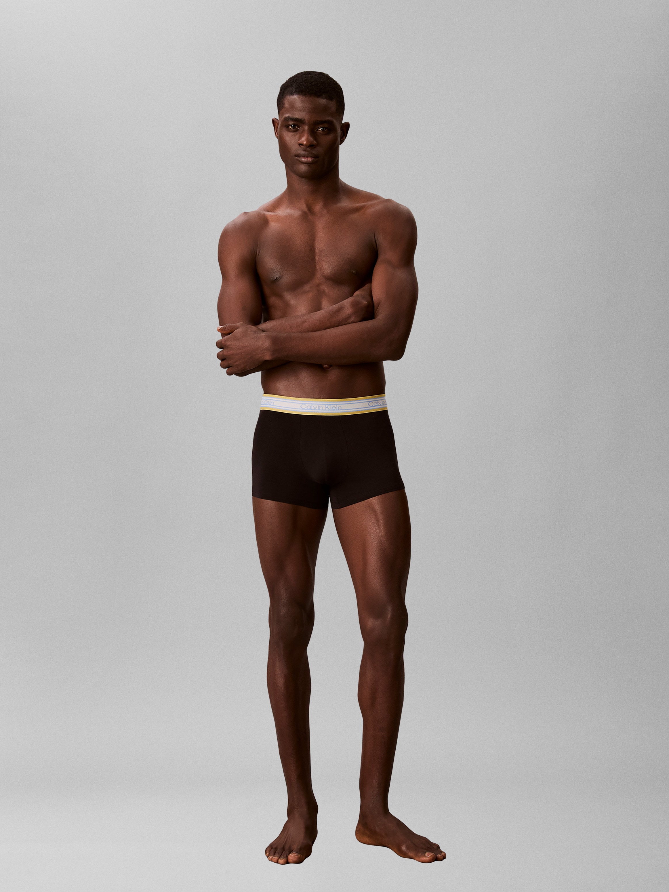 Calvin Klein Underwear Tronc Paquet, pack de 3,  coupe ajustée avec ceinture élastique
