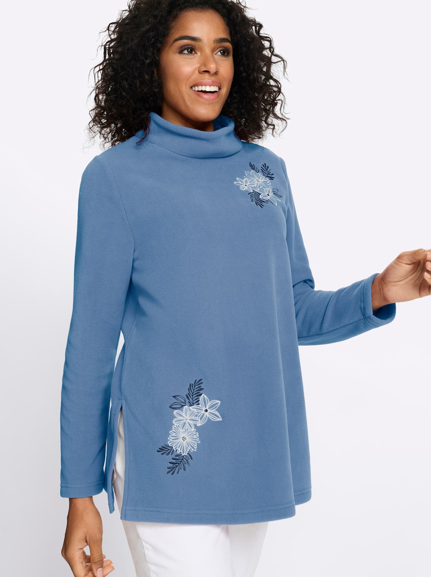 Classic Basics T-shirt en polaire »Fleece-Shirt« 1