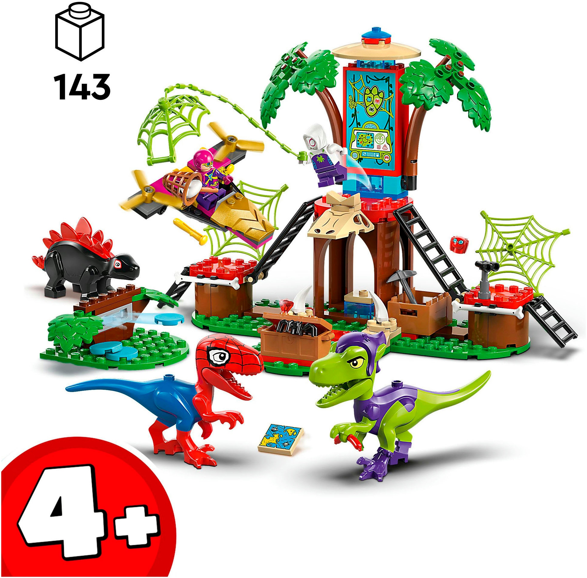 LEGO® Pions de construction »Showdown am Baumhaus: Spidey-Rex vs. Gobby-Raptor (11200), LEGO Spidey« Made in Europe