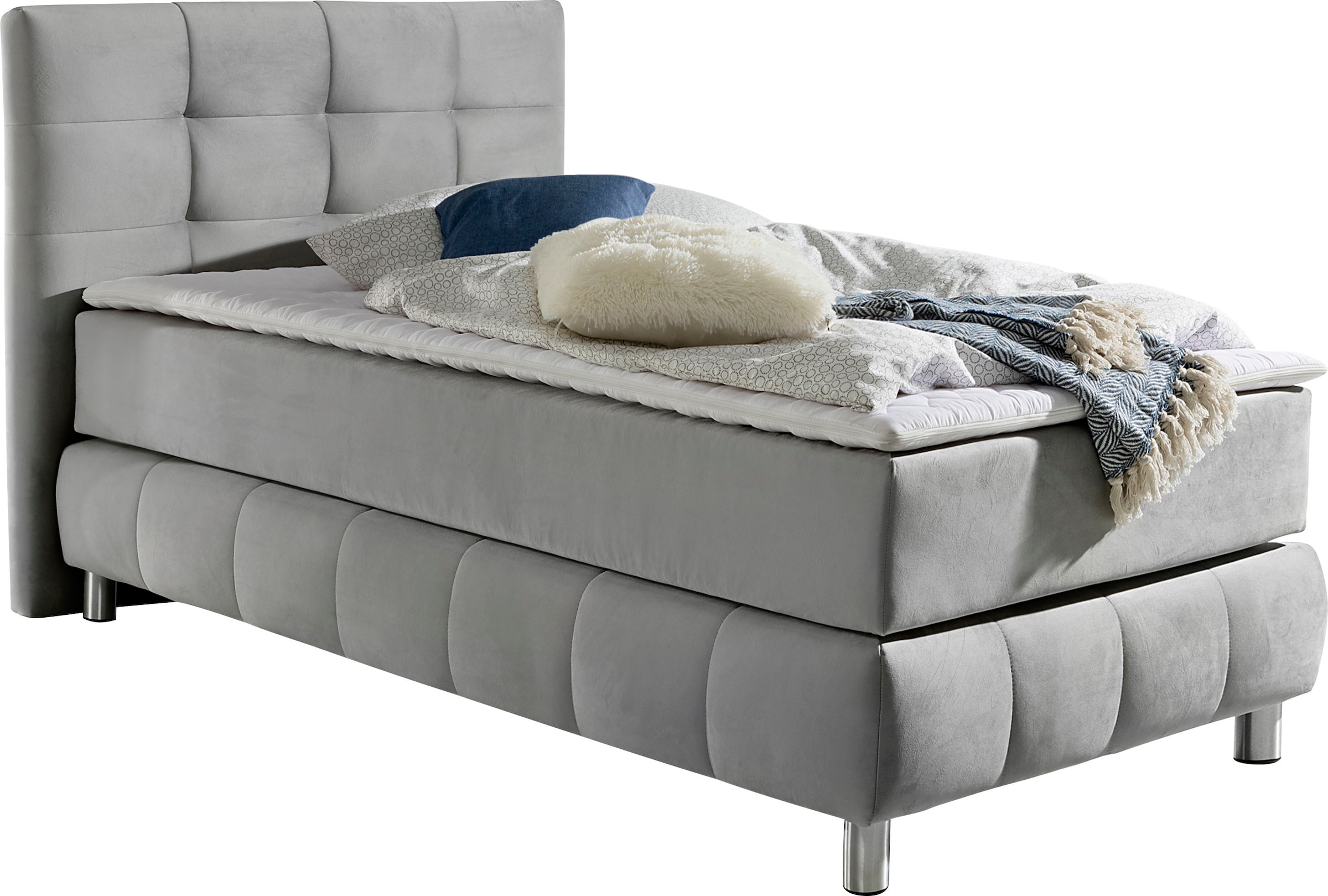 Home affaire Lit boxspring »Salo« incl. surmatelas, 6 largeurs, 2 degrés de fermeté, TFK aussi en fermeté 4