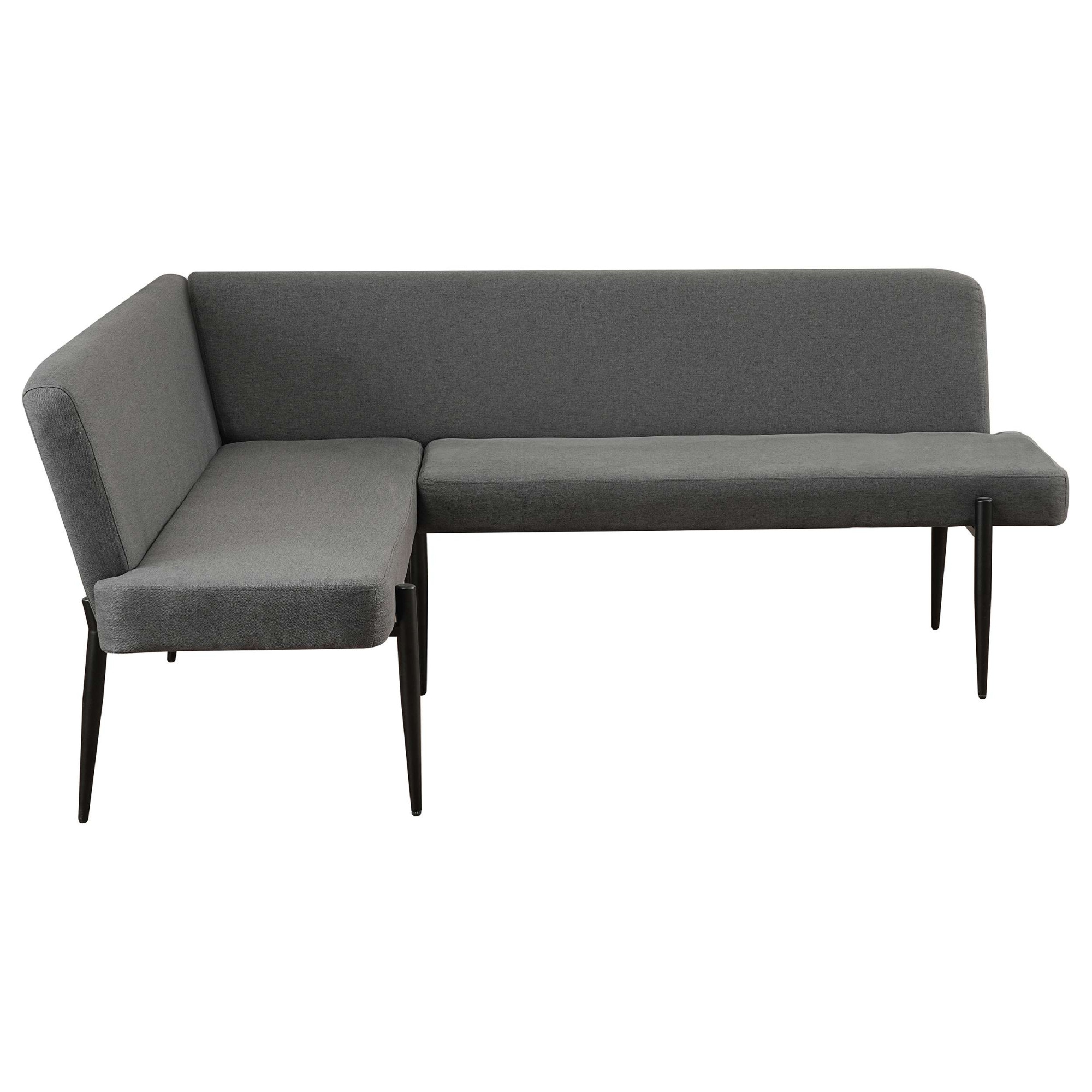 GOODproduct Banc d'angle »Frida« ressort ensaché, housse en velours facile d'entretien ou en tissu, largeur 210 cm