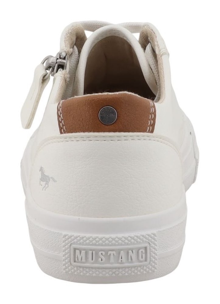 Mustang Shoes Sneakers »Ulla«  Chaussure de loisirs, chaussure basse, chaussure à lacets avec fermeture éclair extérieure