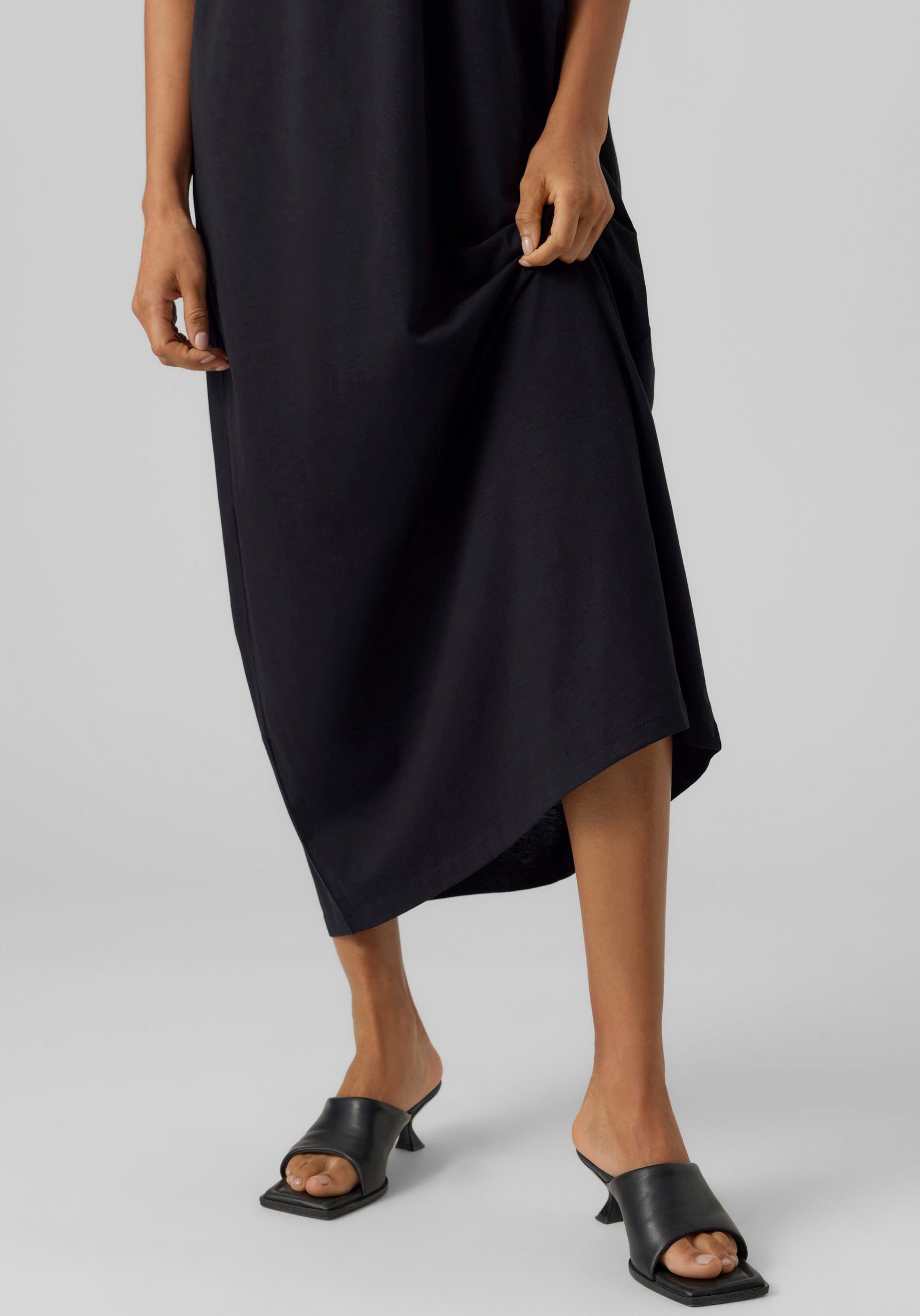 Vero Moda Maxi robe »VMLUNA SINGLET ANKLE DRESS NOOS« Baumwollmischung, regular fit