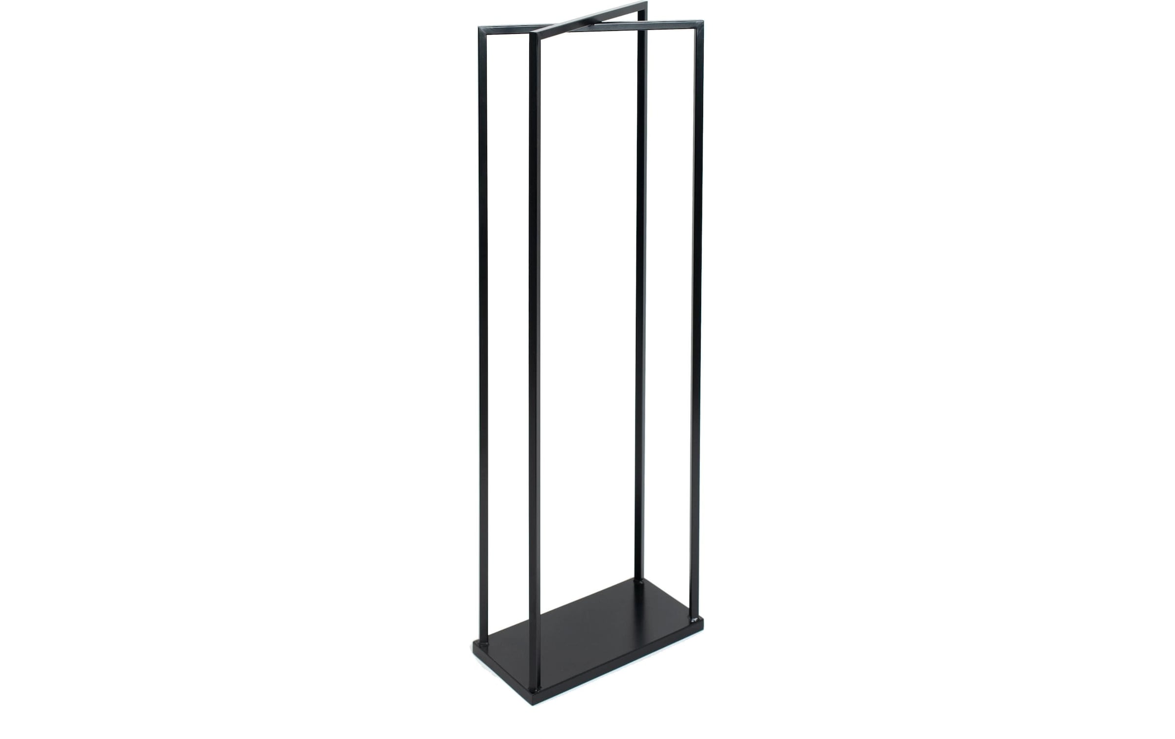 WESTMANN Étagère pour bois de cheminée »Xavier« noir, LxPxH : 40x20x120cm
