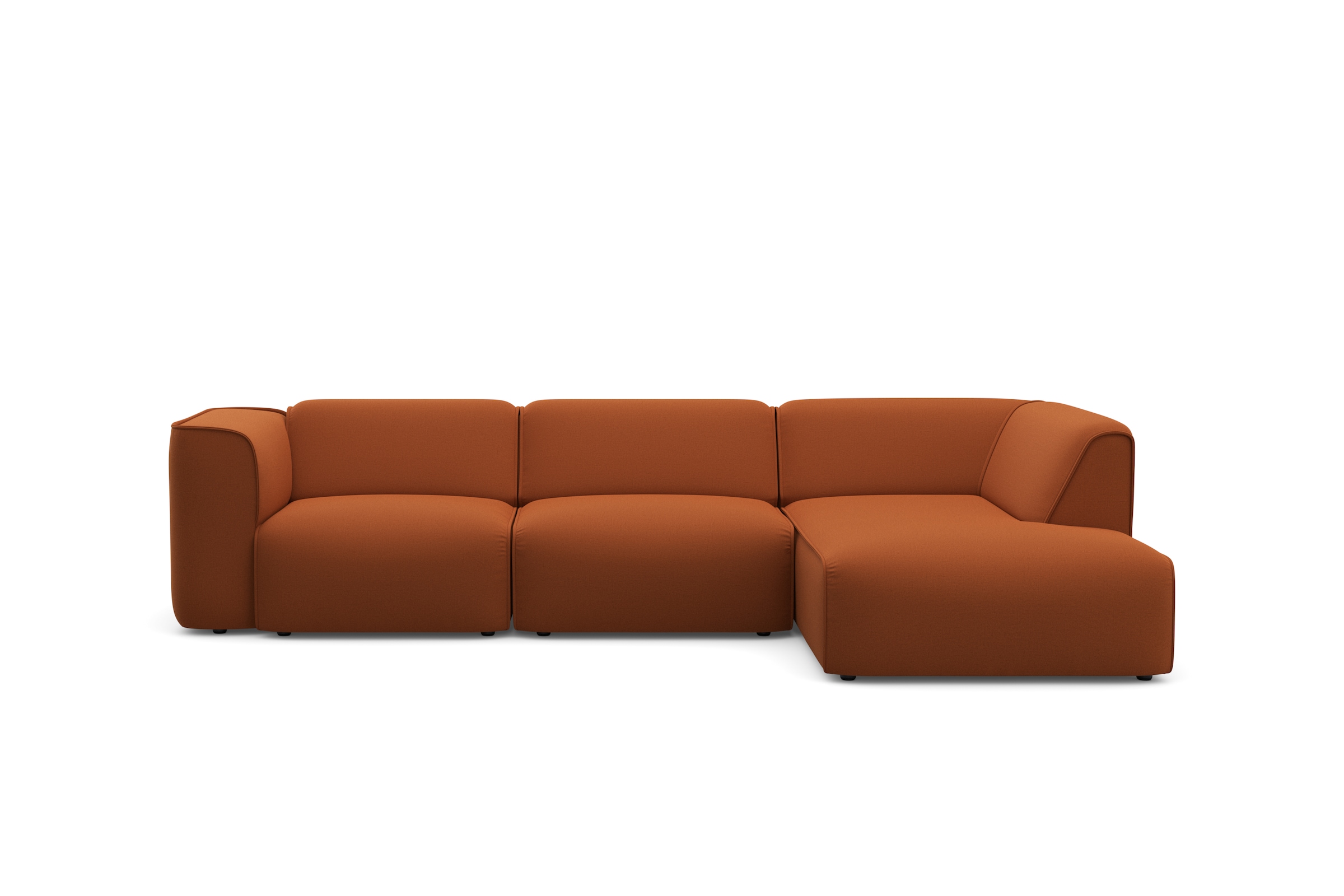 RAUM.ID Ecksofa »Merid L-Form, jederzeit durch Module erweiterbar, B/T/H: 295/162/70 cm« als Modul oder separat verwendbar, für individuelle Zusammenstellung