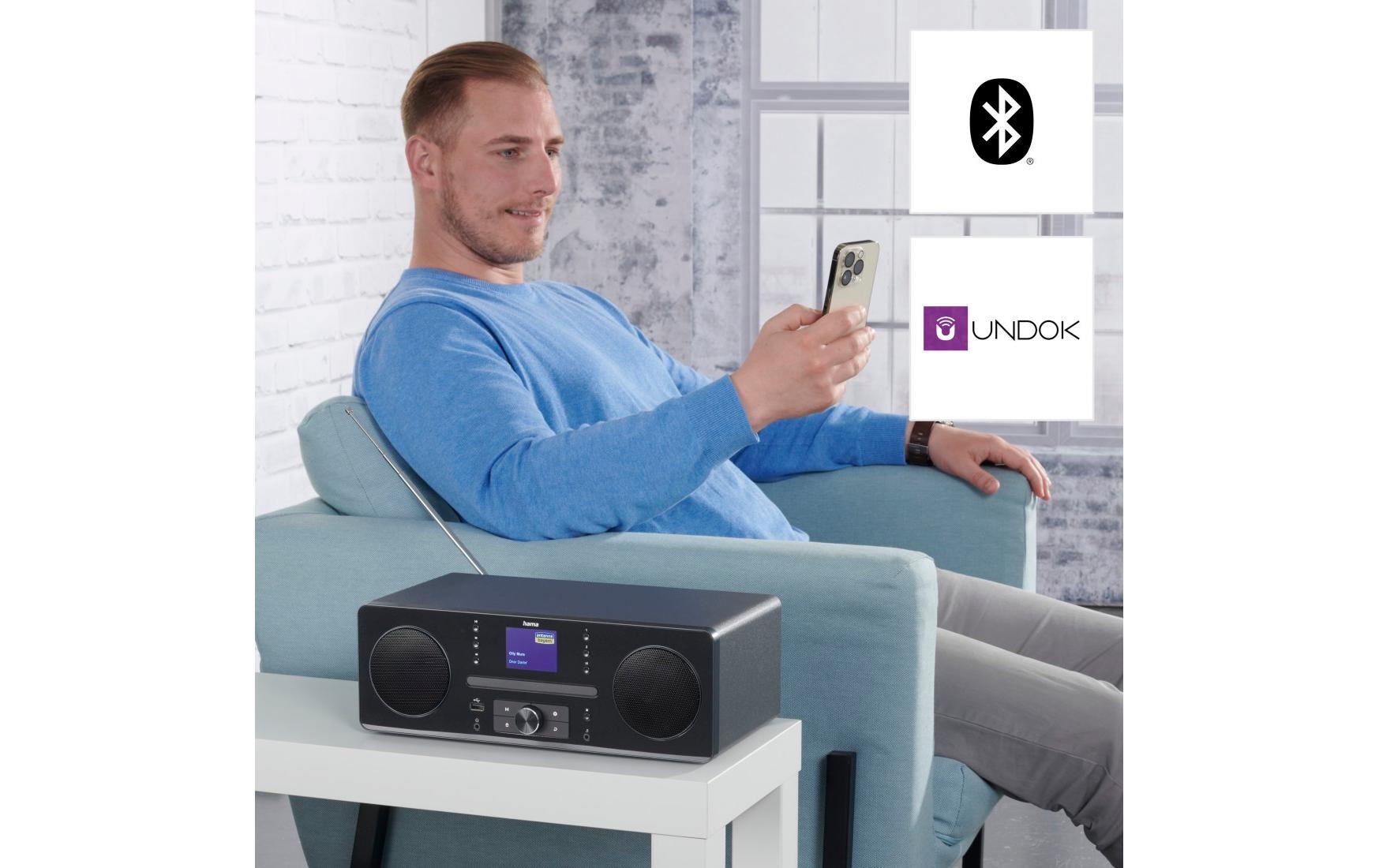 Hama Digitalradio (DAB+) »DIR1570CBT« (Bluetooth Digitalradio (DAB+) | FM-Tuner | Internetradio )