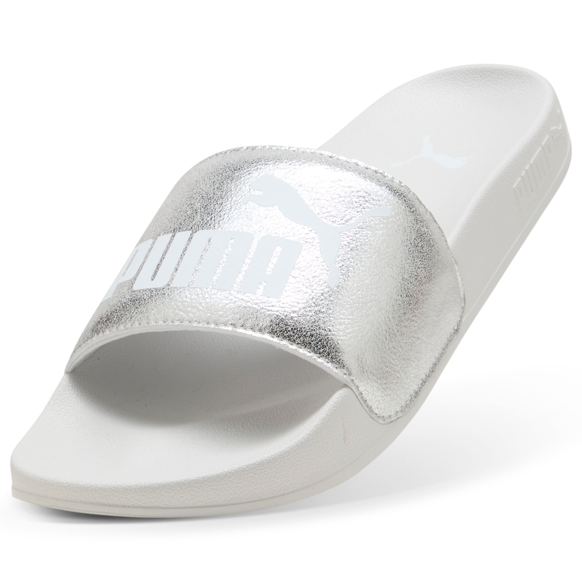 PUMA Badesandale »LEADCAT 2.0 METALLIC WHISPER«  für entspannte Momente am Wasser, mit leicht profilierter Laufsohle