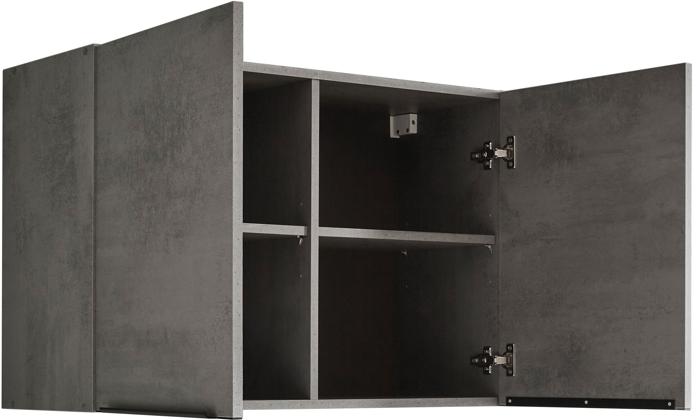 BASIC by Balculina Hängeschrank »Sanibel Küchenschrank, Küchenhängeschrank BxHxT 90 x 60 x 35 cm« 1 Stk. tlg. Breite 90cm, Melaminbeschichtung, 2 Türen und 2 Einlegeböden