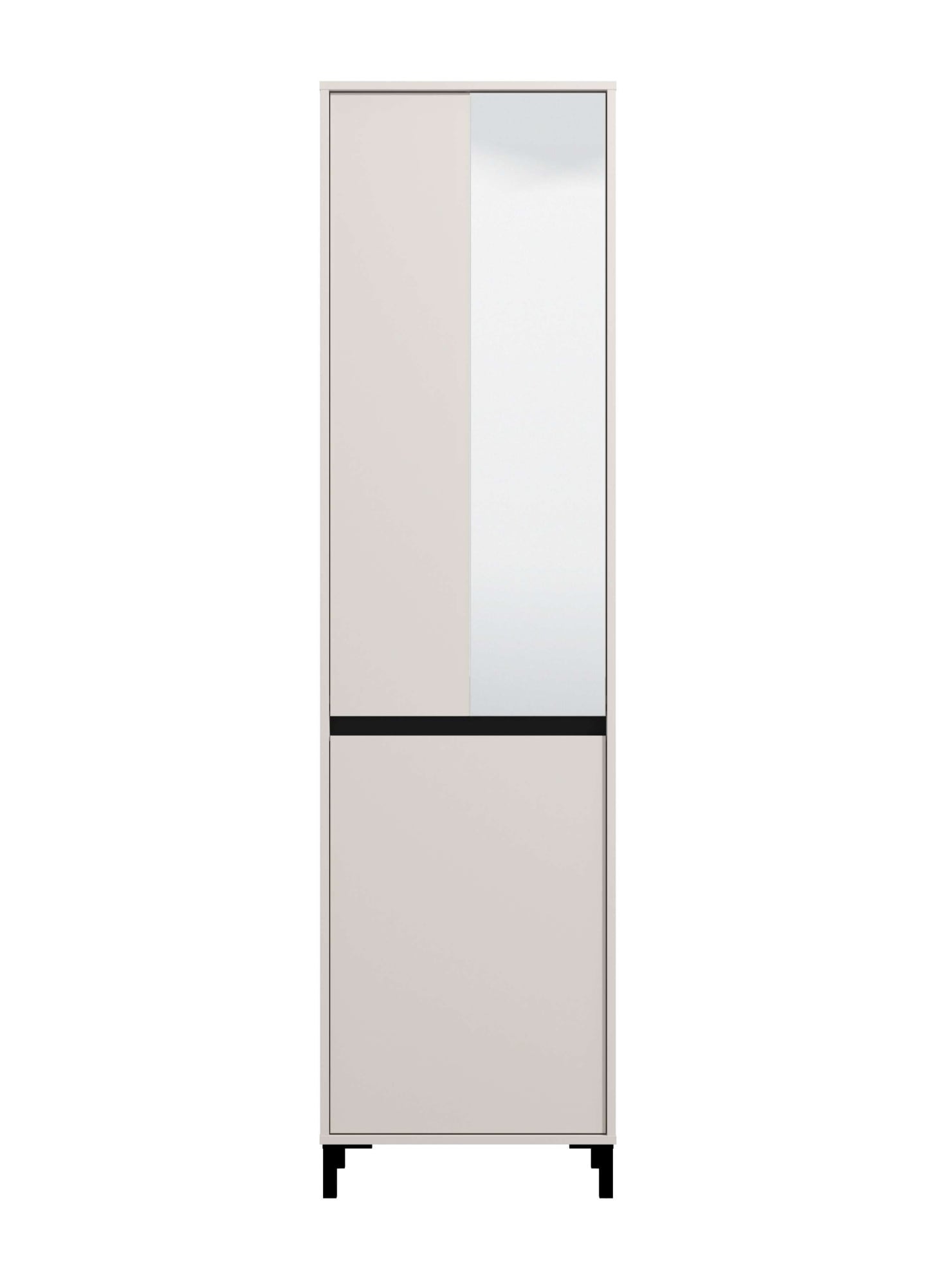 Home affaire Armoire vestiaire »Arran, Stauraumschrank, Flurschrank, ausziehbare Kleiderstange« Spiegeltür, zwei Regale. Gesamtbreite 54,5 cm