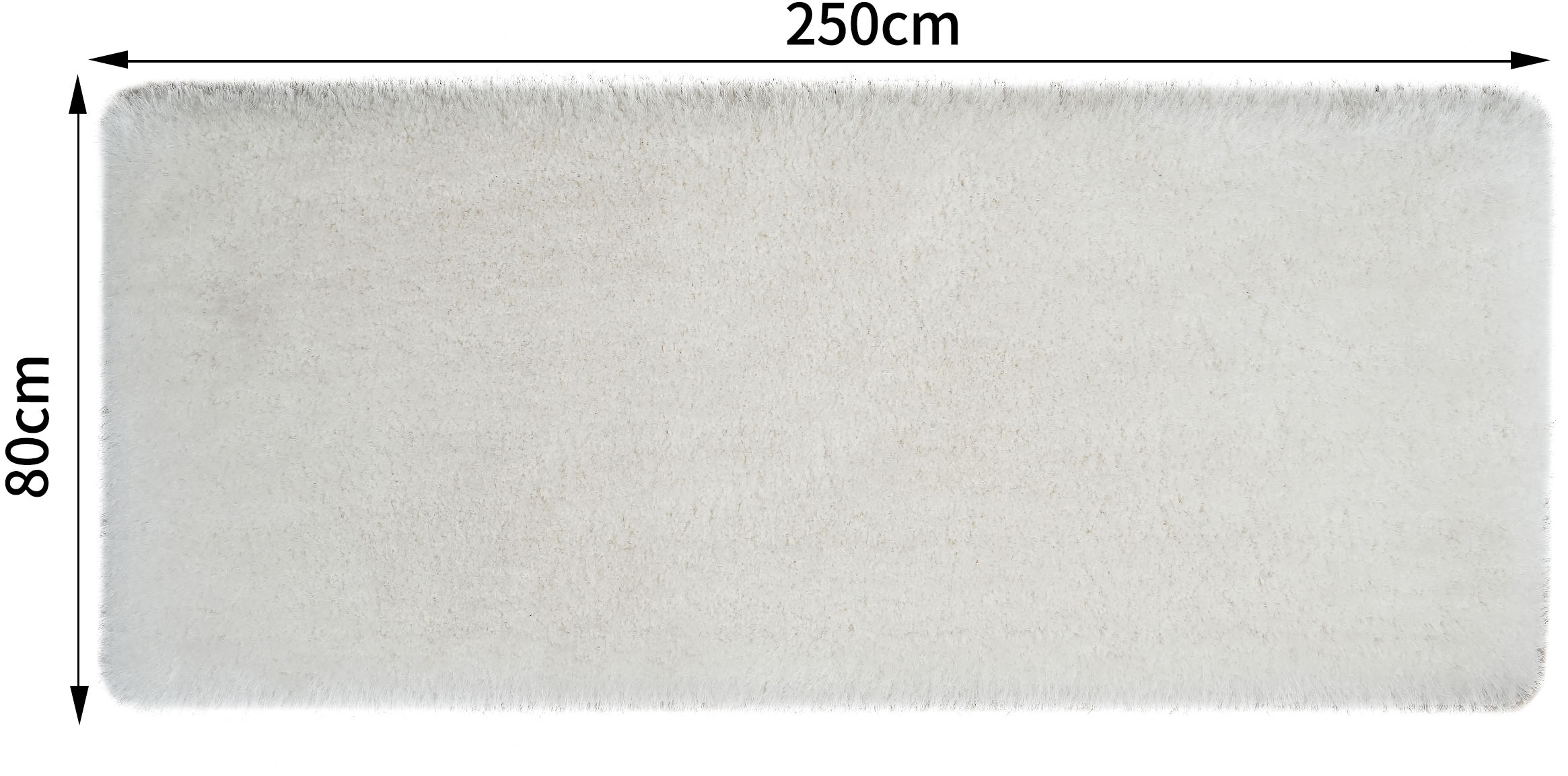my home Hochflor-Läufer »Micro exclusiv Teppich, sehr hoher Flor, weich durch Mikrofaser« rechteckig 78 mm Höhe weich, Microfaser, unifarben, Schlafzimmer, Wohnzimmer, Esszimmer