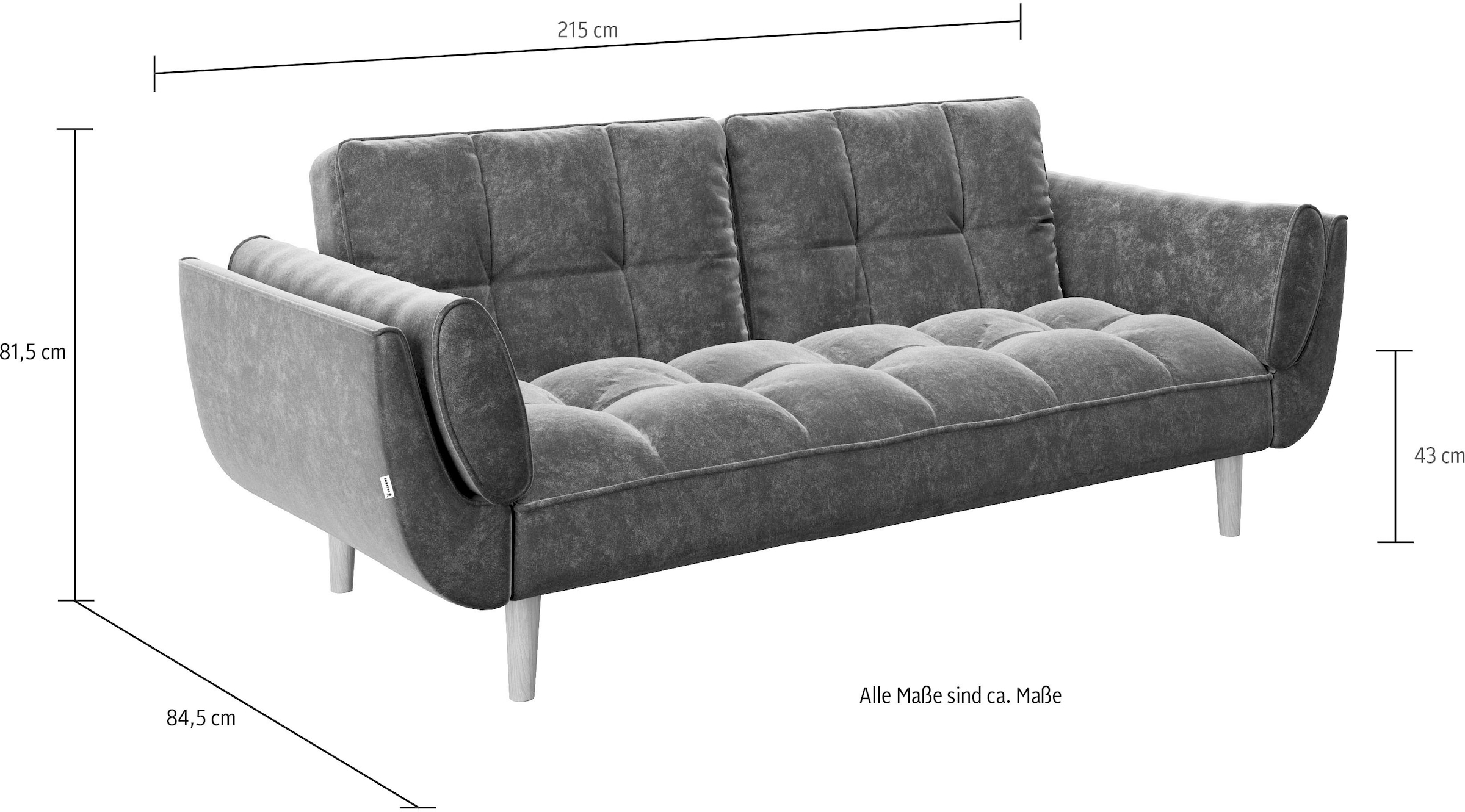 PLAYBOY Schlafsofa »Scarlett« Schlafsofa