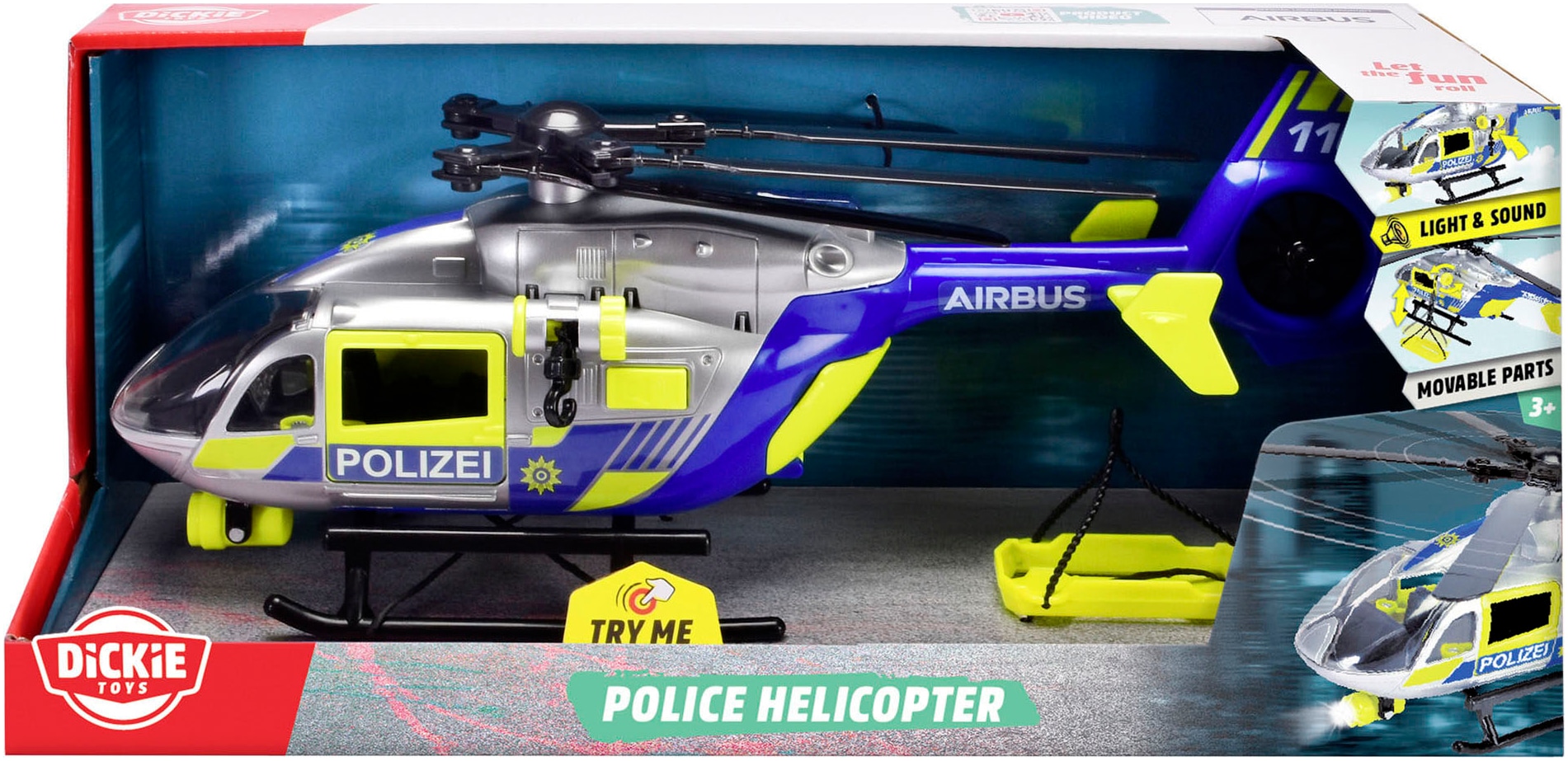 Dickie Toys Hélicoptère jouet »Police Helicopter« mit Funktionen