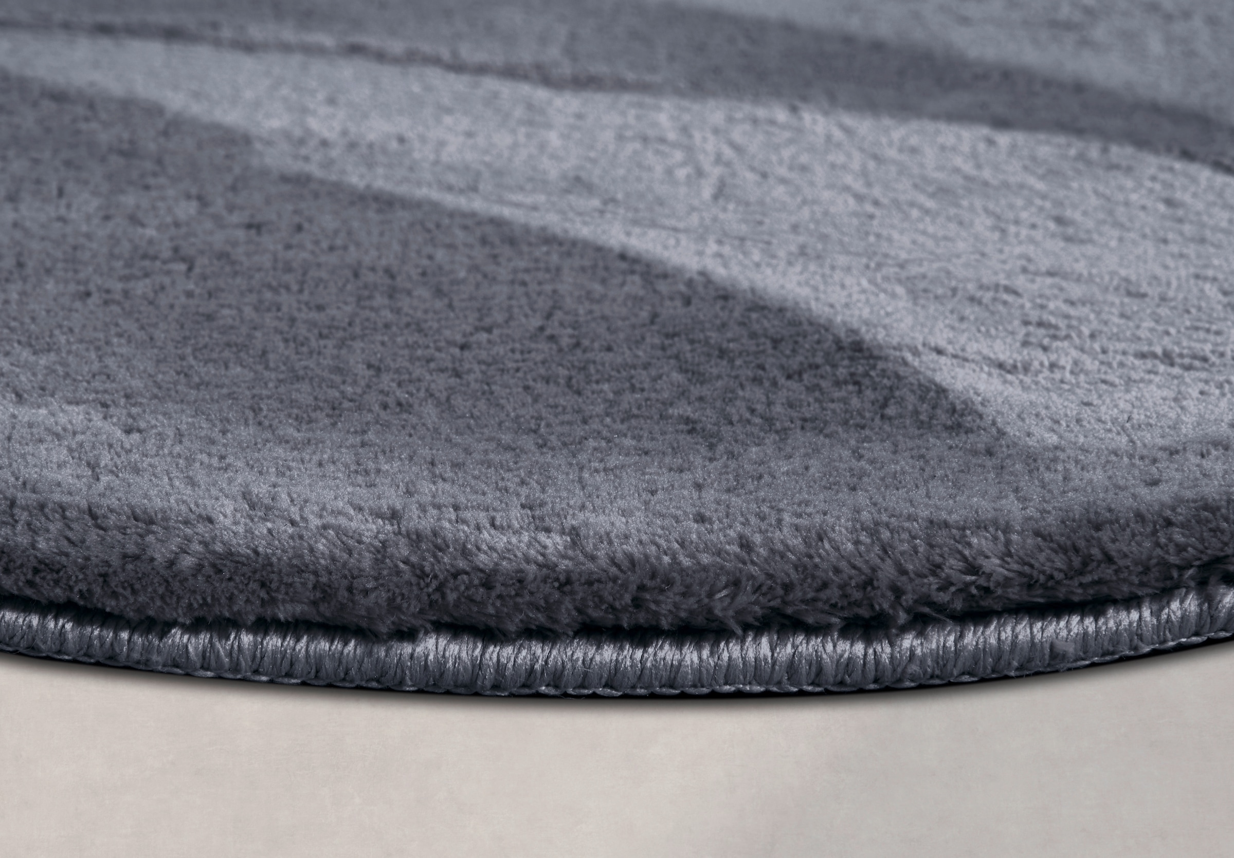 Villeroy & Boch Teppich »Leon« rund 15 mm Höhe Langflor, Shaggy, einfarbig, flauschig, weich, glänzend, modern, uni