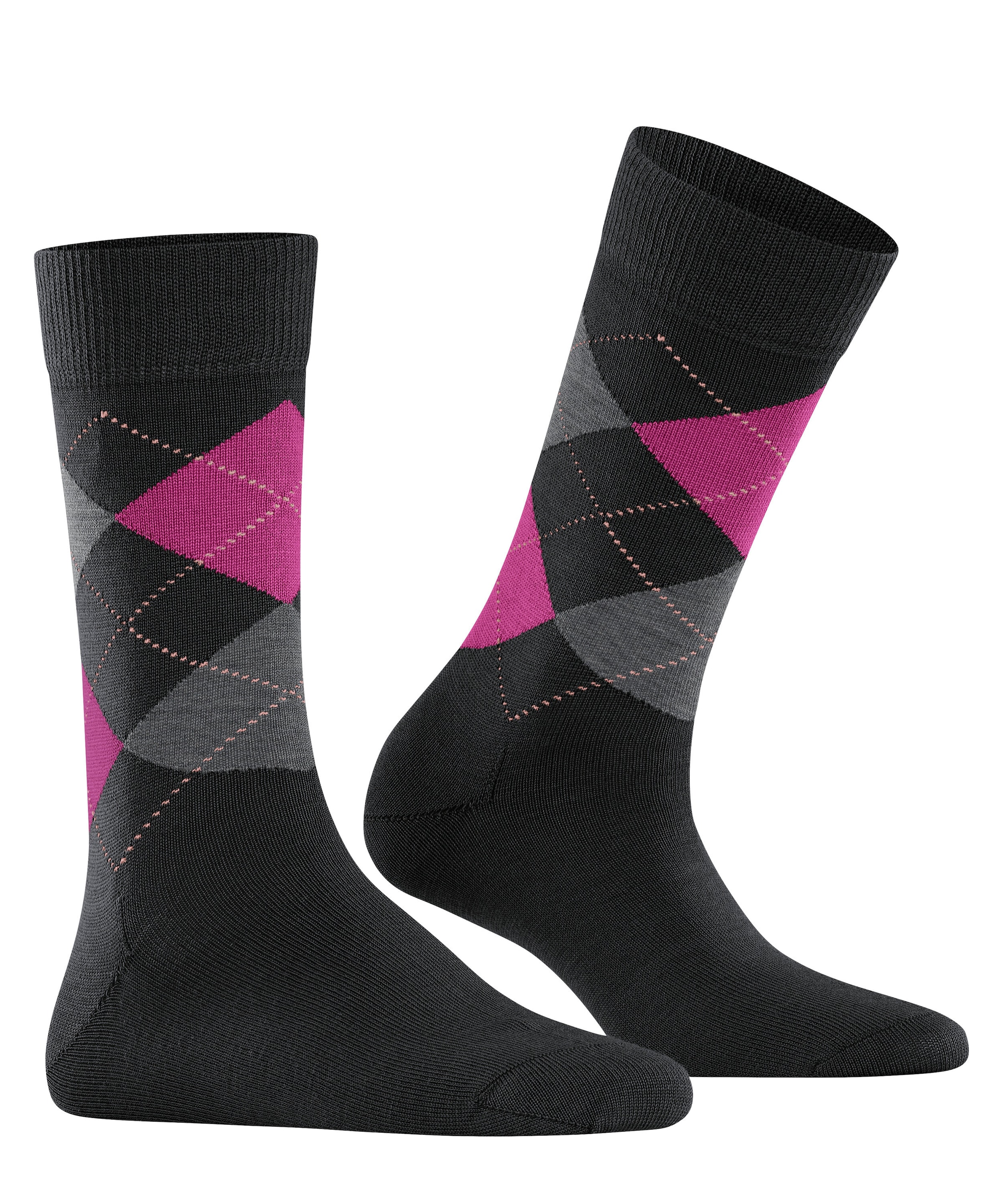Burlington Socken »Marylebone« Einheitsgrösse 36-41, wärmende Wollmischung, Argyle-Muster