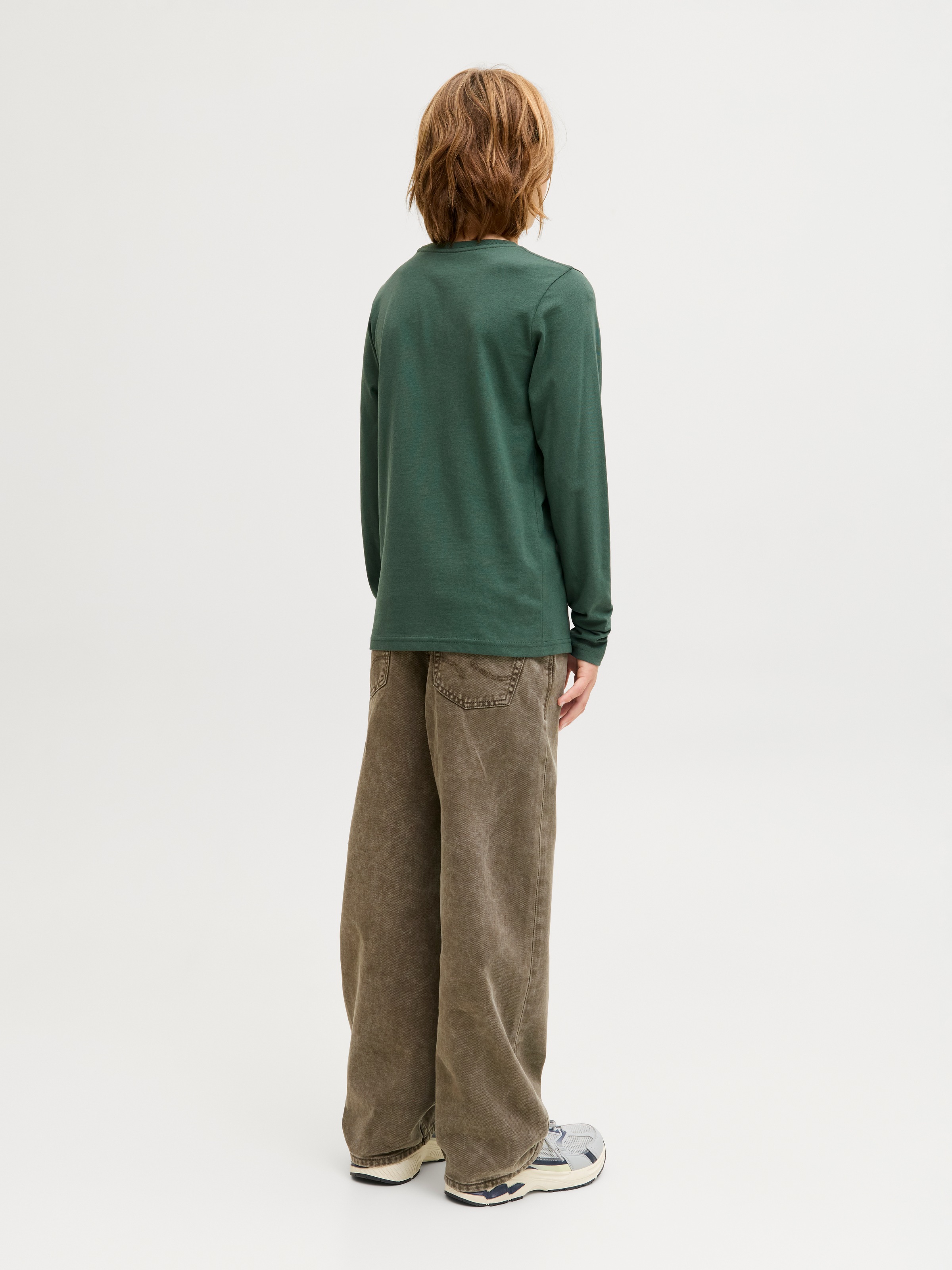 Jack & Jones Junior T-shirt à manches longues »JORBLEECKER MINIMAL TEE LS CREW NE JNR«