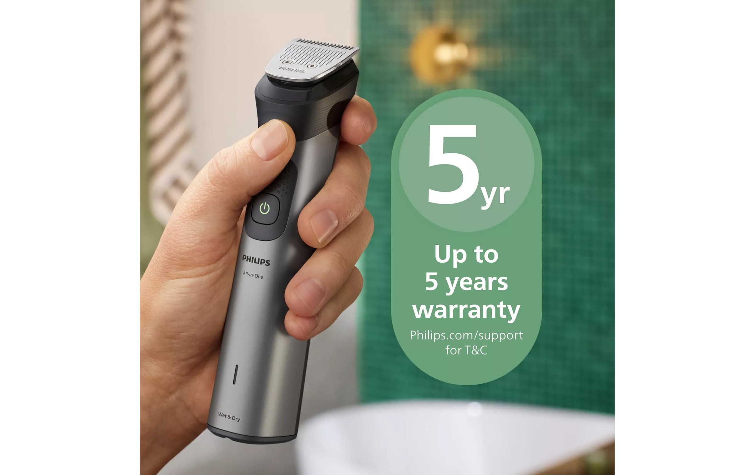 Philips Trimmer multifonctionnel »Series 7000 MG7941/15« 17 Aufsätze 17-in-1-Trimmer für Gesicht, Körper und Kopfhaare