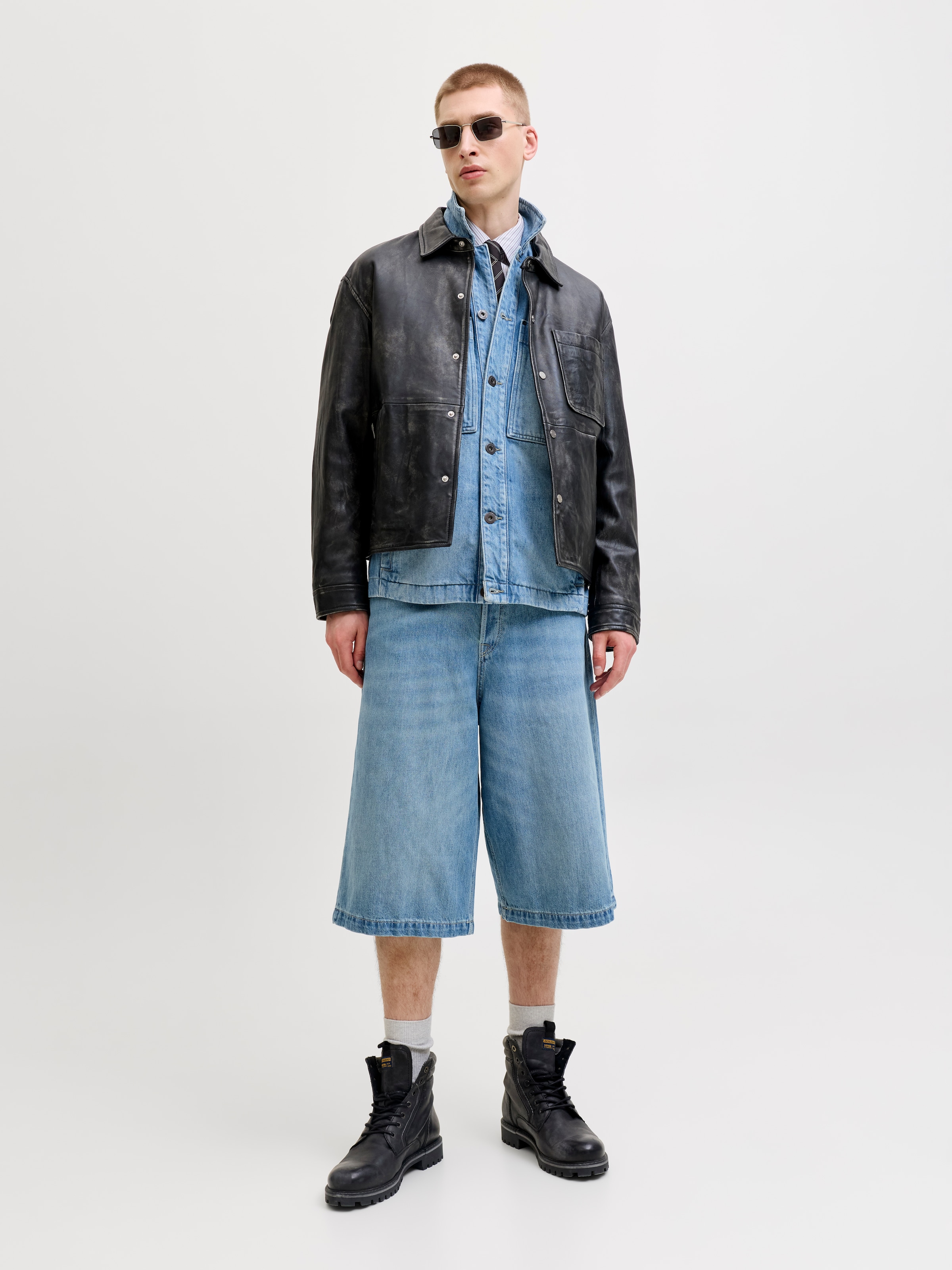 Jack & Jones Bermuda en jean »JJIBILLY JJLUCA JORTS AKM 793 LN« Coton