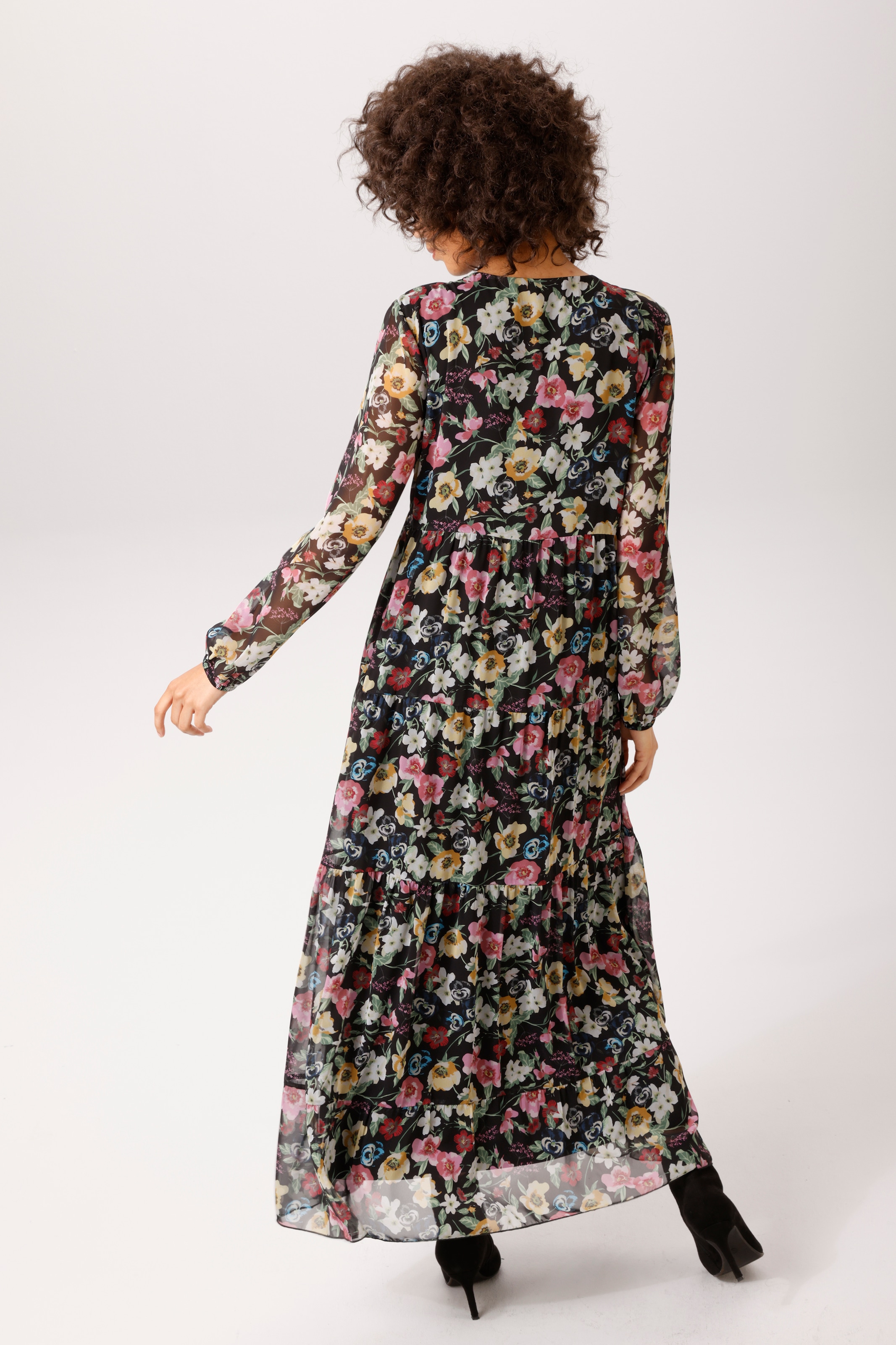 Aniston CASUAL Maxi robe avec imprimé floral coloré et romantique - NOUVELLE COLLECTION
